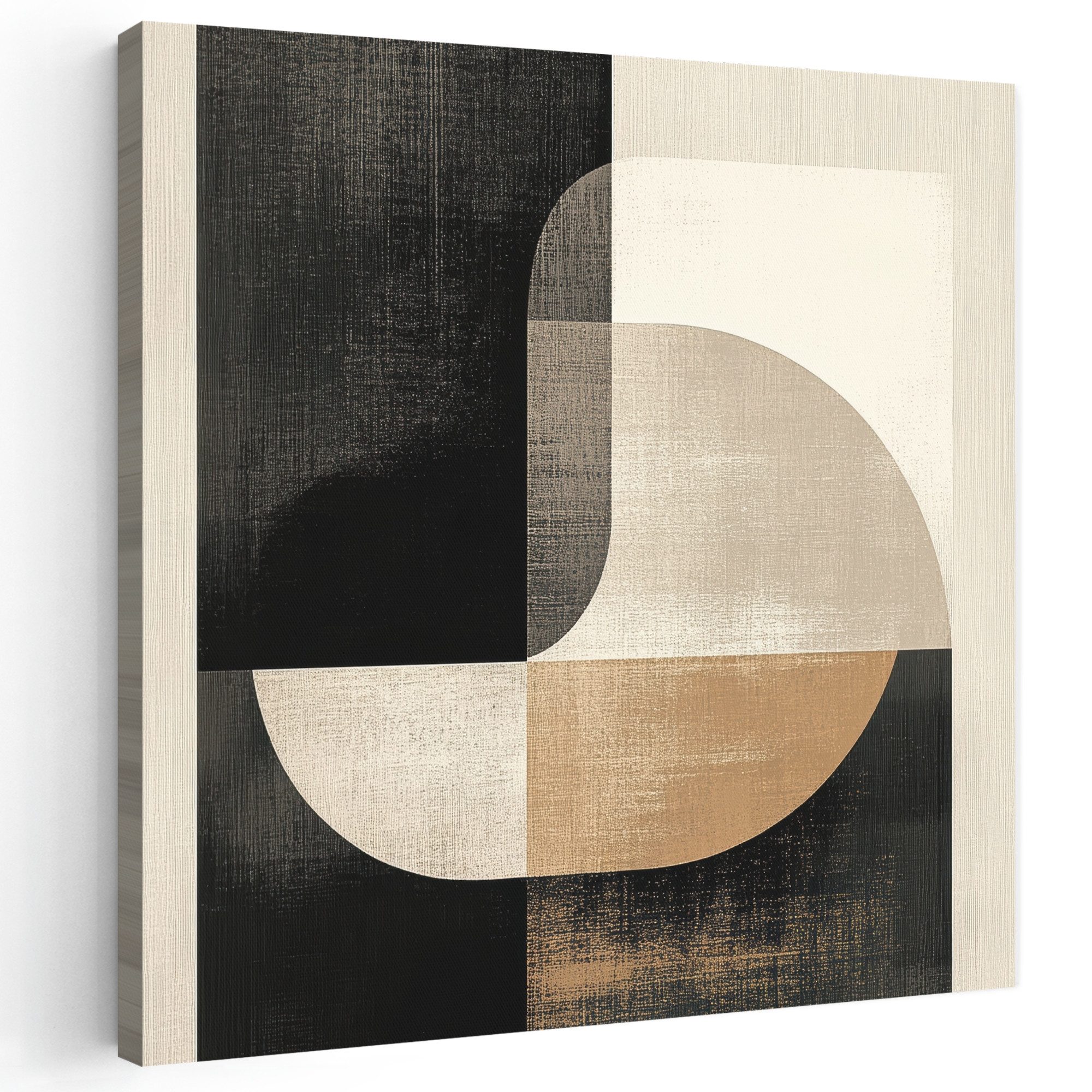 OneMillionCanvasses® Leinwandbild Modern - Quadratisch - Formen, Fotodruck (1 St), Wandbild, Deko Schlafzimmer Wohnzimmer Flur 20x20 cm