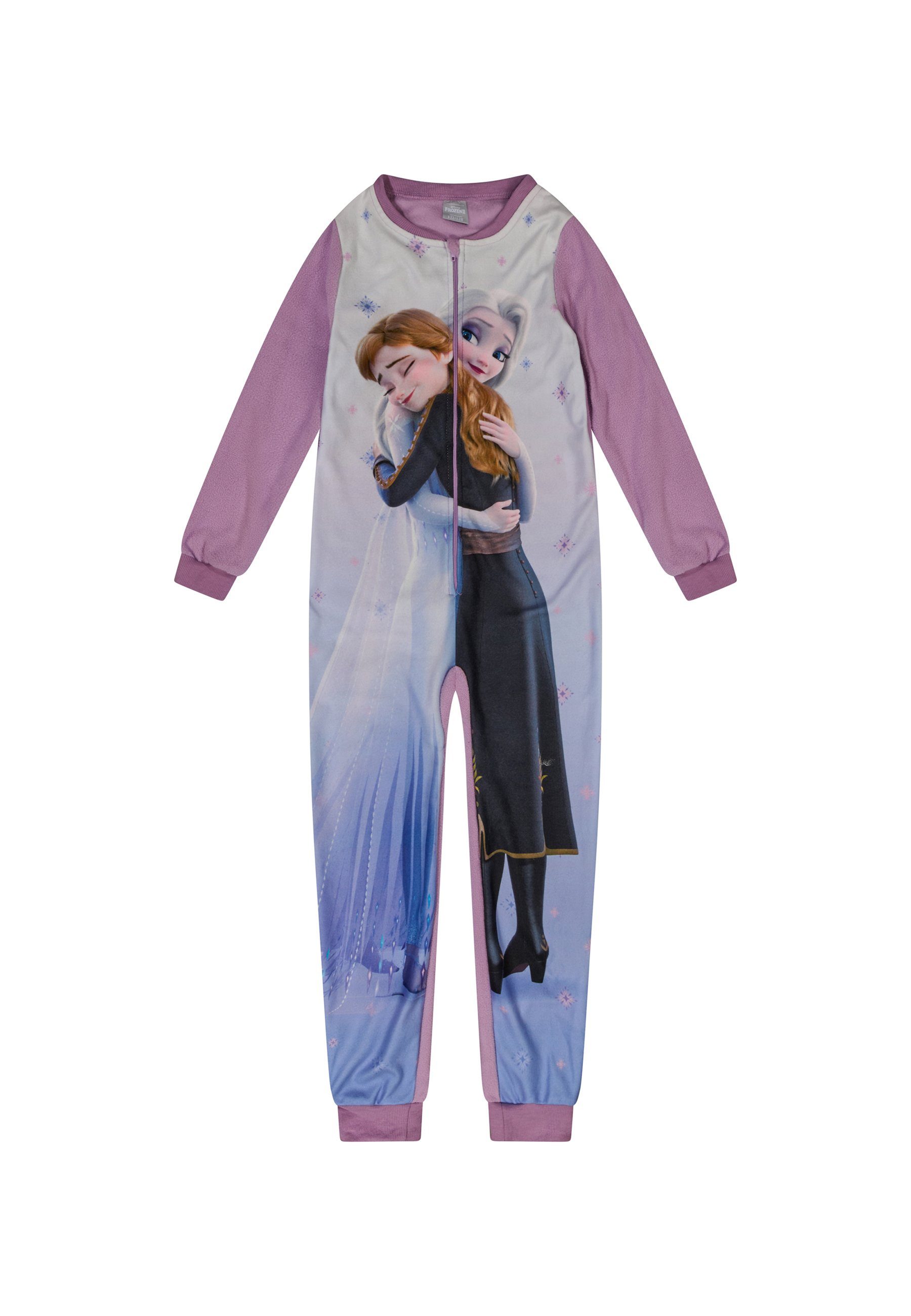 ONOMATO! Schlafanzug Die Mädchen Eiskönigin Schlaf Jumpsuit Kinder Frozen - Pyjama Overall