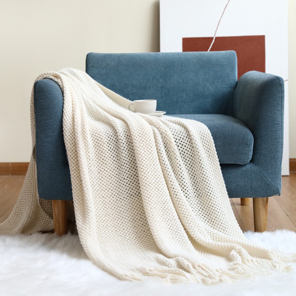 Wohndecke NF12WH00678, BYSURE, Kuscheldecke Flauschig Decke