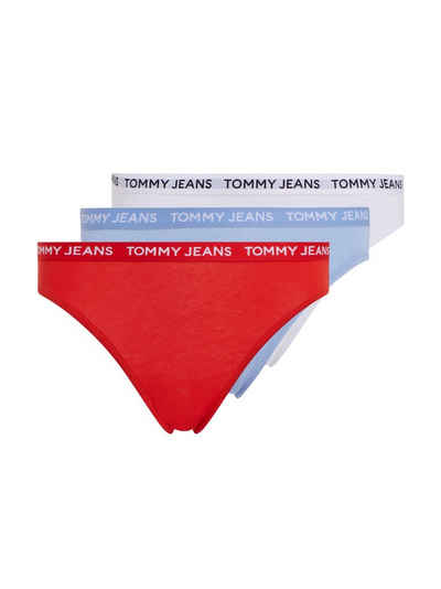 Tommy Hilfiger Underwear Bikinislip 3P CLASSIC BIKINI (Packung, 3-St., 3er) mit Tommy Jeans Logo-Elastikbund