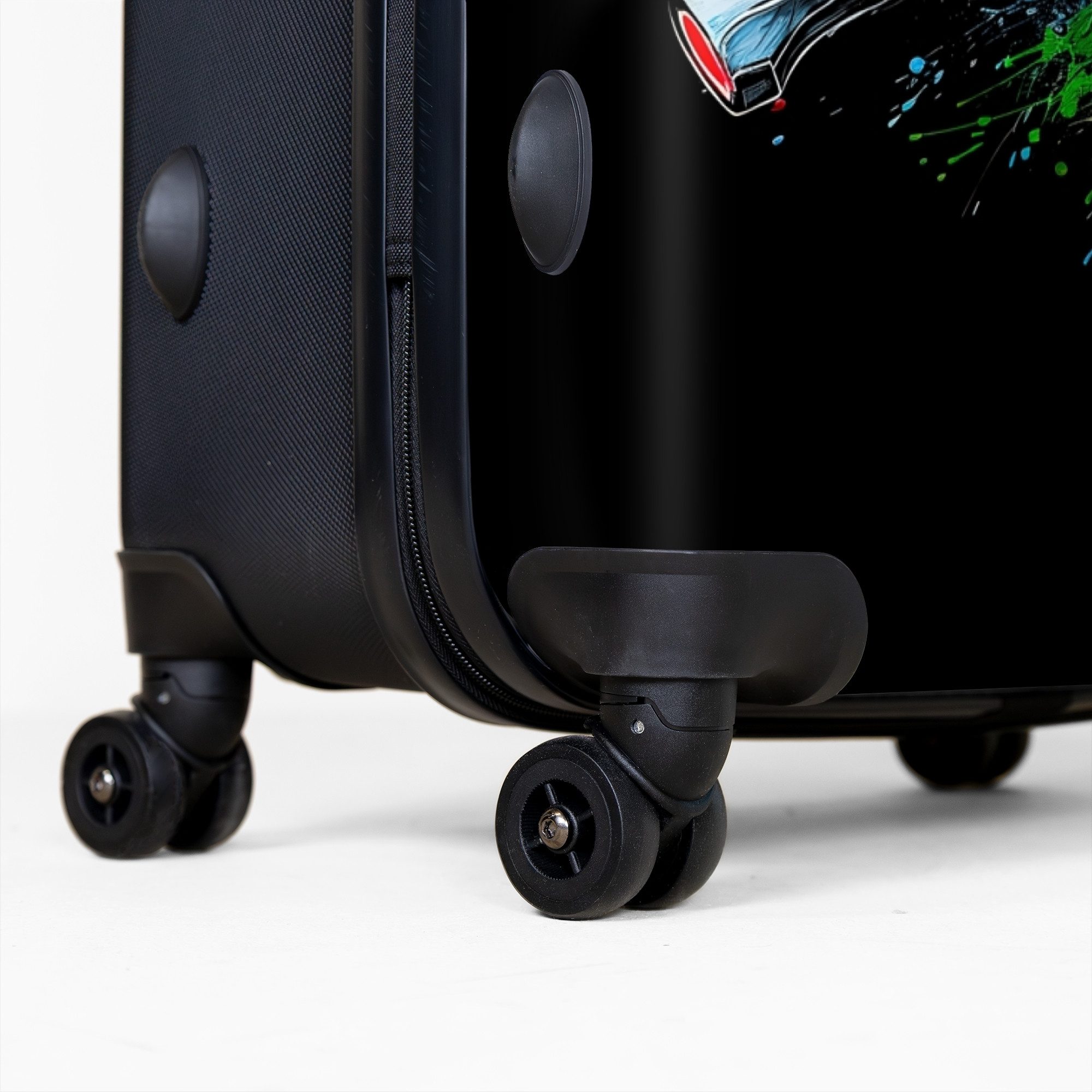 NoBoringSuitcases.com© Hartschalen-Trolley Tischtennis mit bunten Farben günstig online kaufen