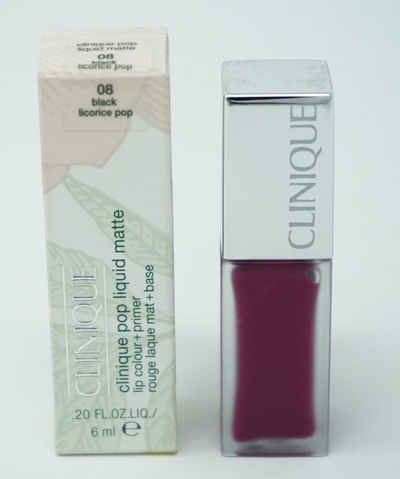 CLINIQUE Lippenstift Clinique Pop Matte Lip Colour Lippenstift 6ml/ 08 Black
