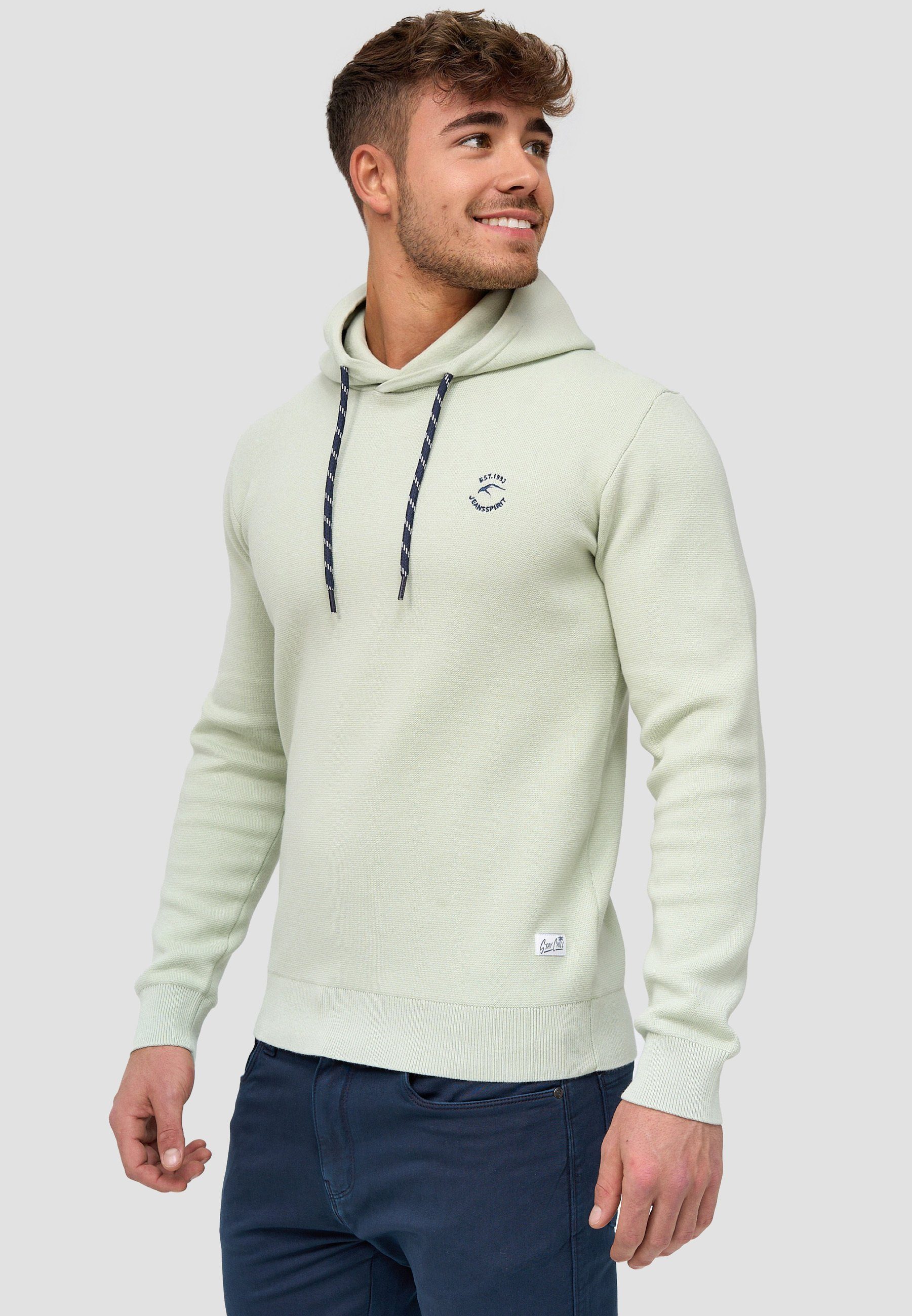 Indicode Hoodie Herren Longview Sweatshirt Kapuze Herrenhoodie günstig online kaufen