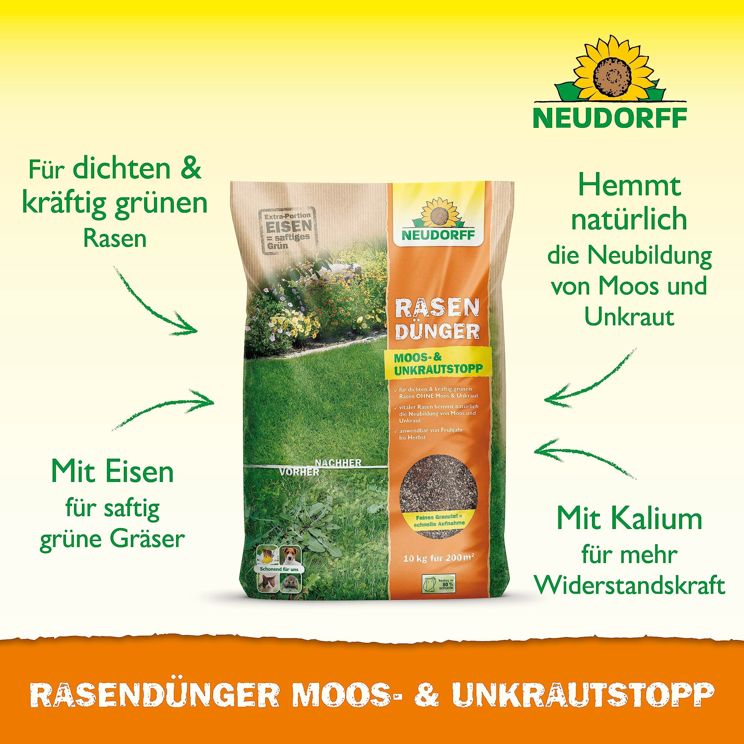 Neudorff Rasendünger RasenDünger Moos- & UnkrautStopp günstig online kaufen