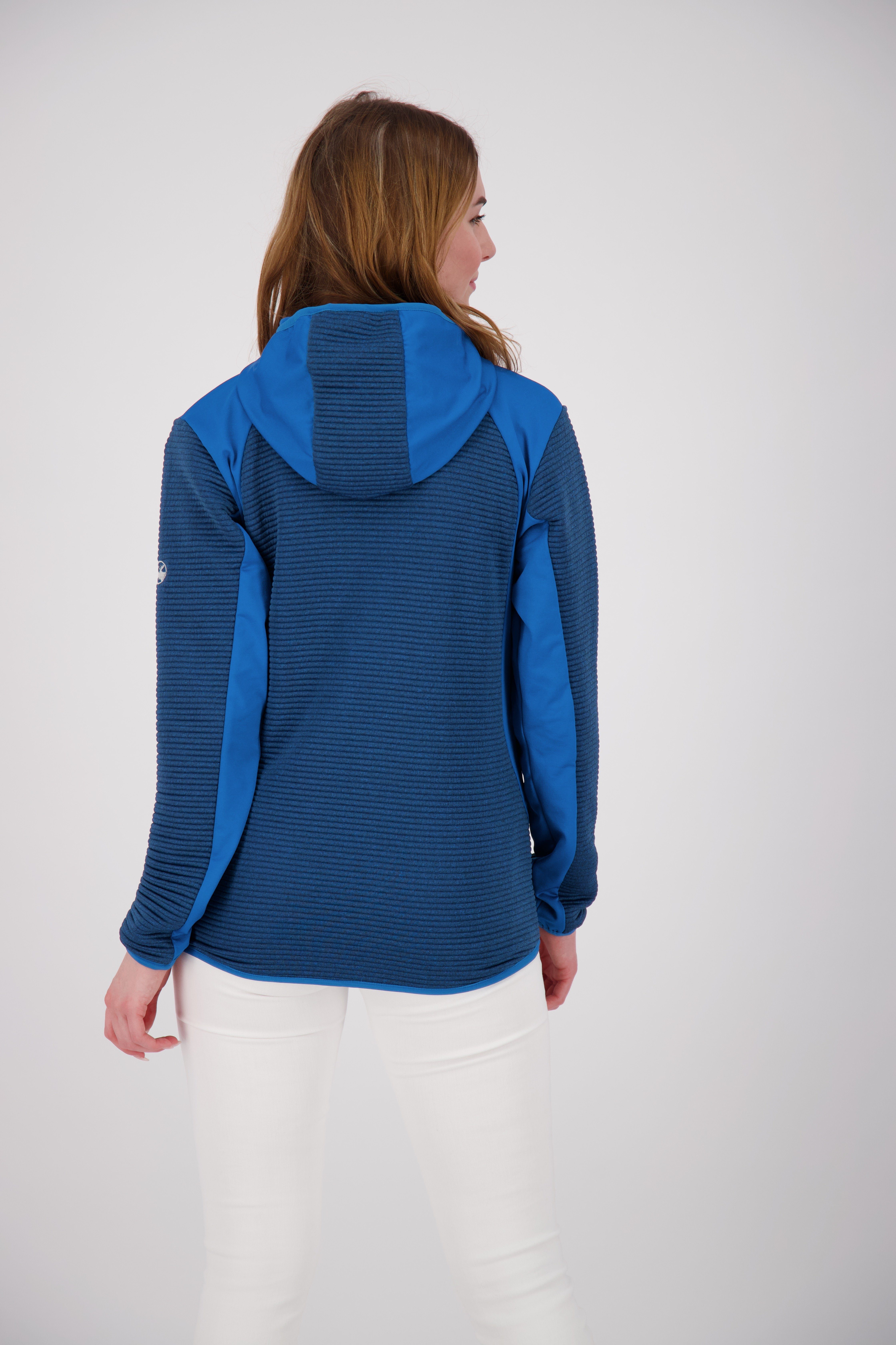 DEPROC Active Strickfleecejacke ELM NEW CS WOMEN auch in Großen Größen erhältlich. mit Kapuze