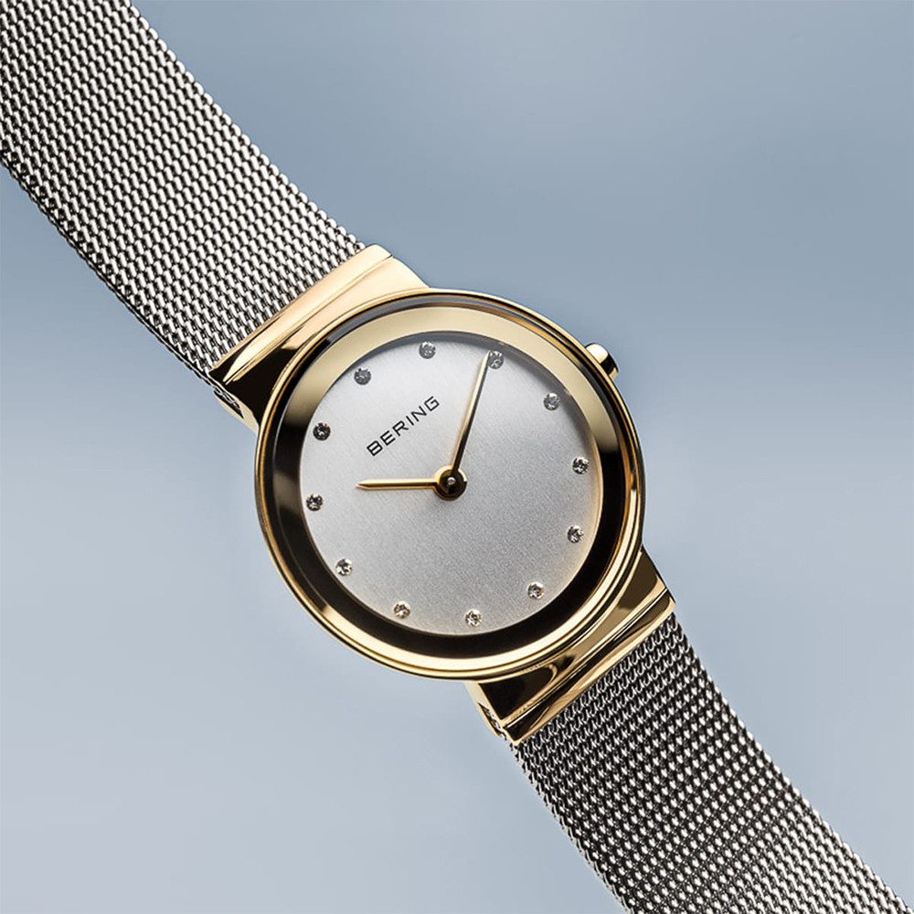 Bering Quarzuhr Bering Classic gold glänzend 10126-001 10126-001, Bering Cl günstig online kaufen