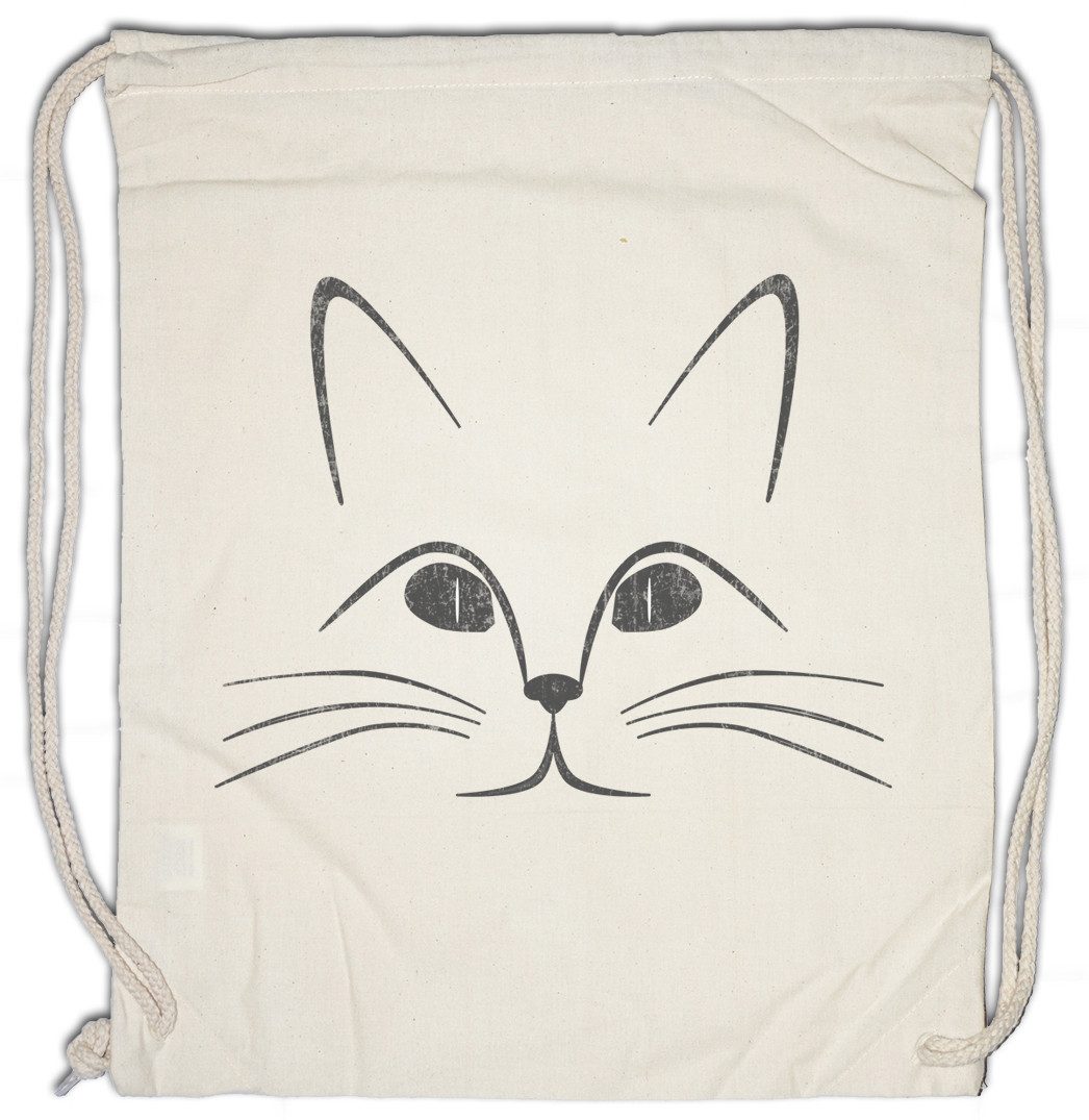 Turnbeutel Cat Face Turnbeutel Cats Katzen Katze Addicted Lover Kitty Kitten