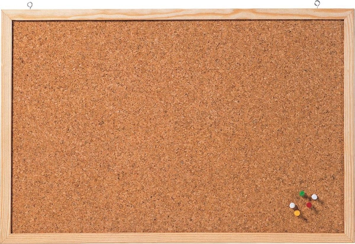 FRANKEN Pinnwand Korktafel Memoboard 120x80 cm Braun günstig online kaufen