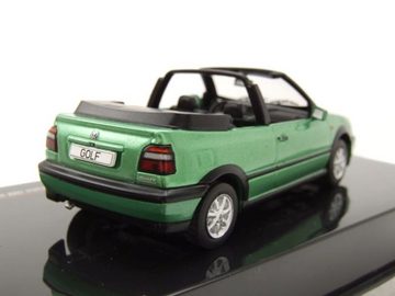 ixo Models Modellauto VW Golf 3 Cabrio 1993 grün metallic Modellauto 1:43 ixo models, Maßstab 1:43