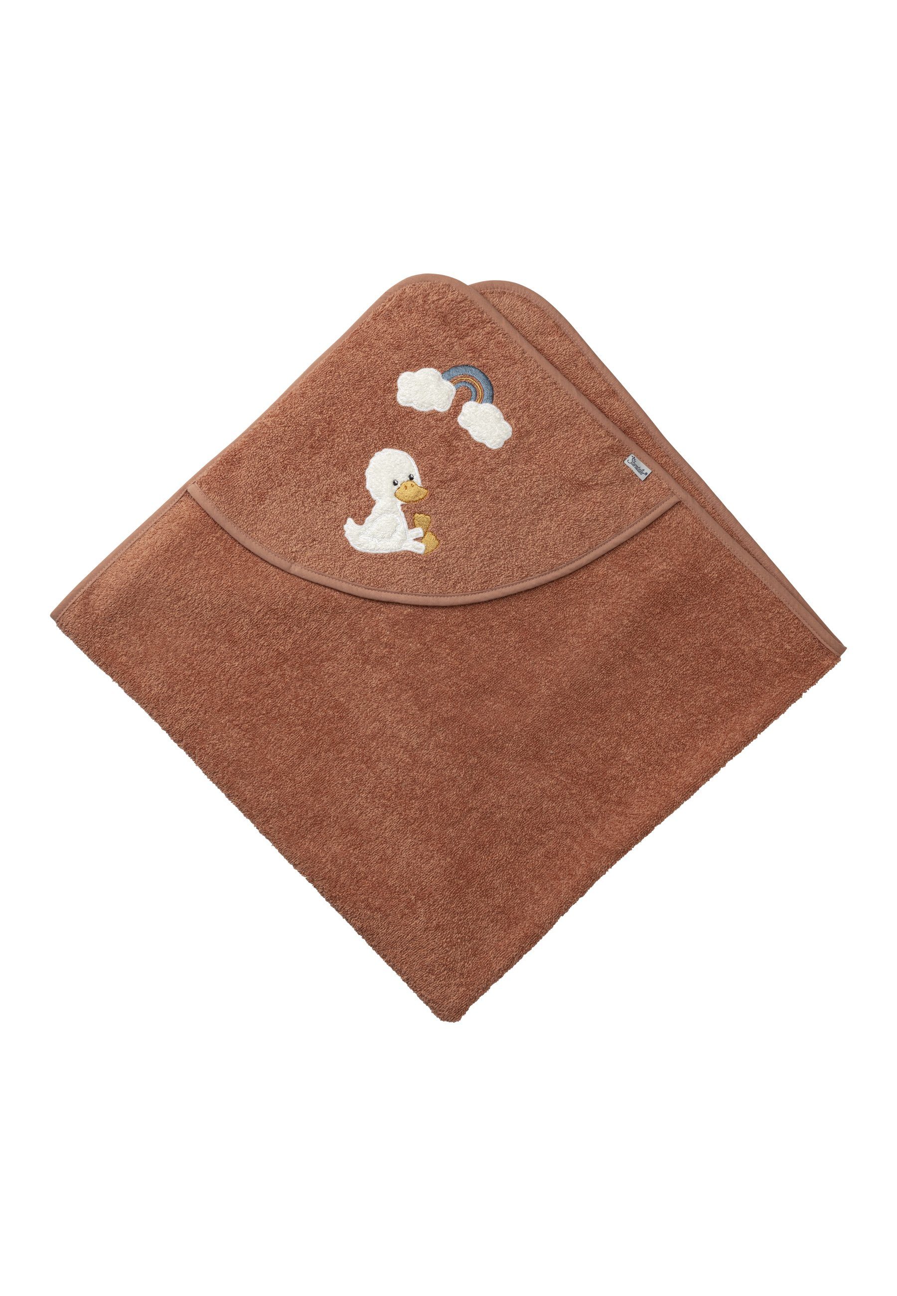 Sterntaler® Badetücher Kapuzenbadetuch 100x100 cm ENTE Edda, Frottee (1-St)