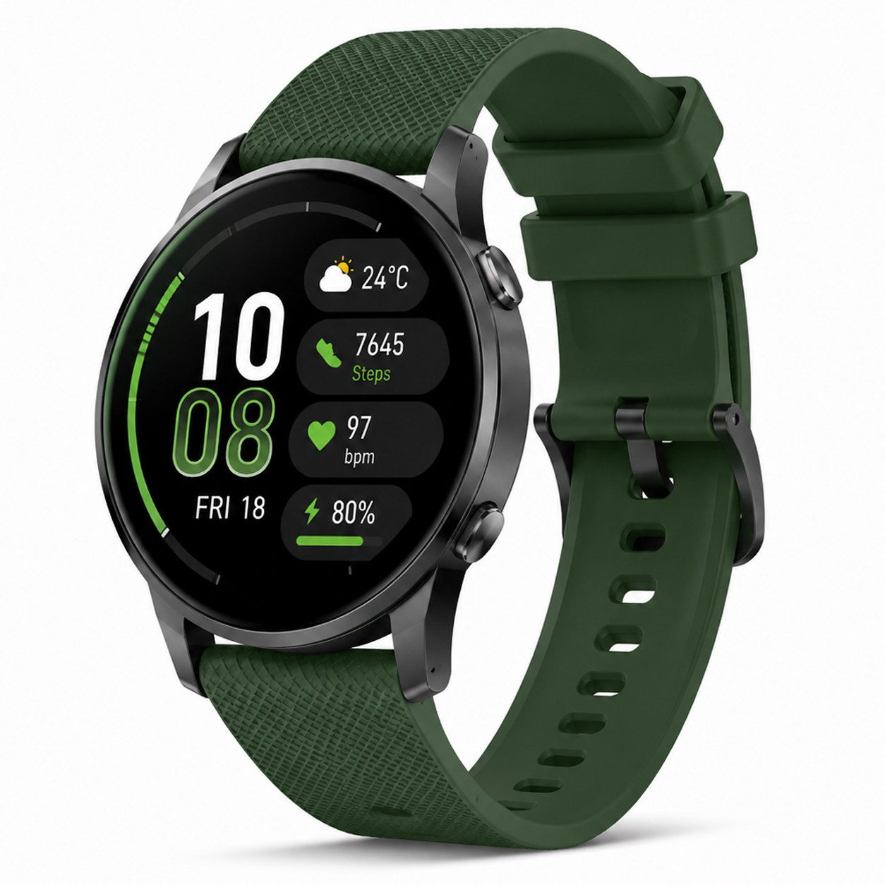BOOD Uhrenarmband 20/22mm Universal Silikon Ersatzband mit praktischem Schnellverschluss, schweißresistent, rutschfest, individuell verstellbare Armbandlänge
