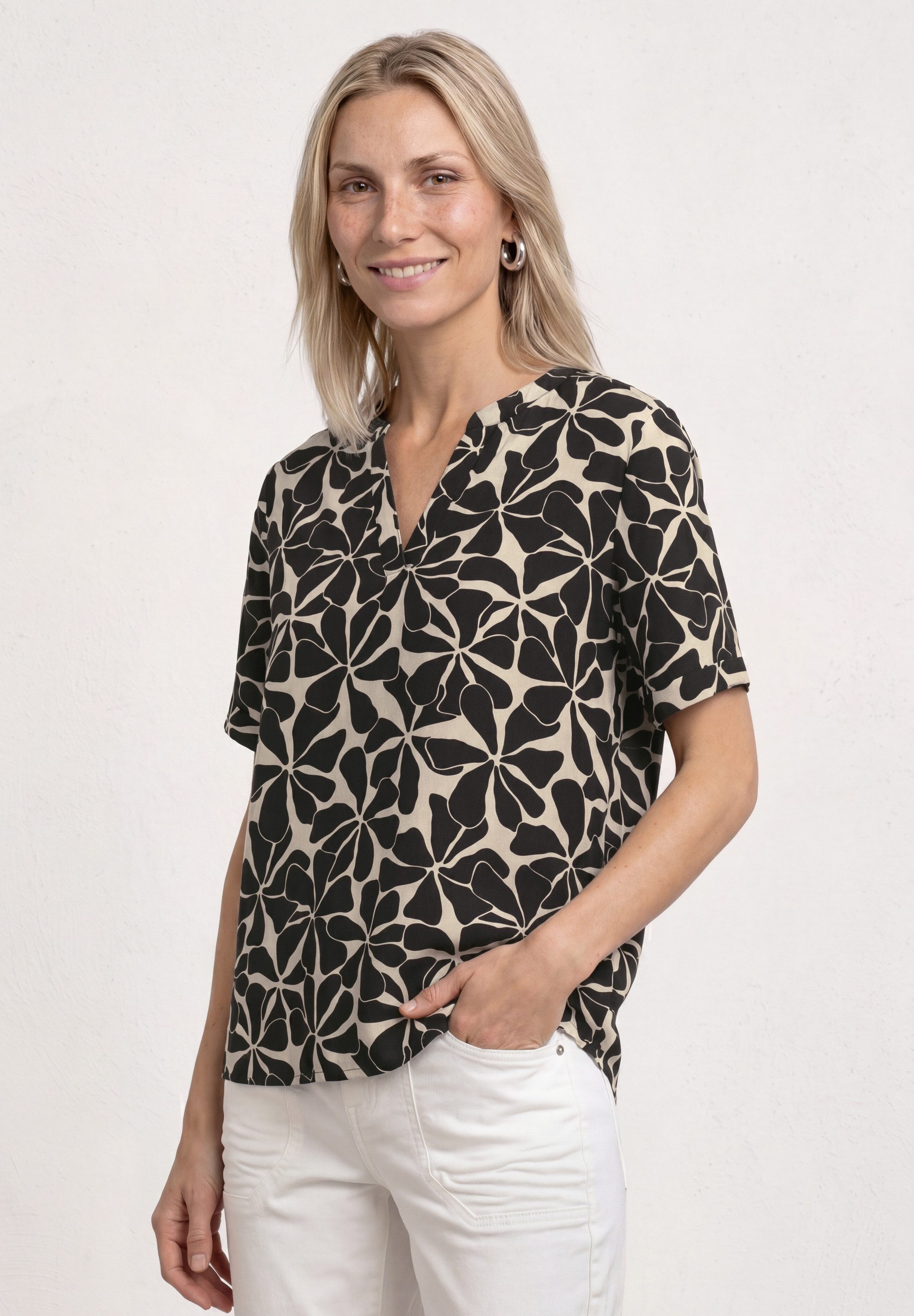 STREET ONE Shirtbluse aus softer Viskose