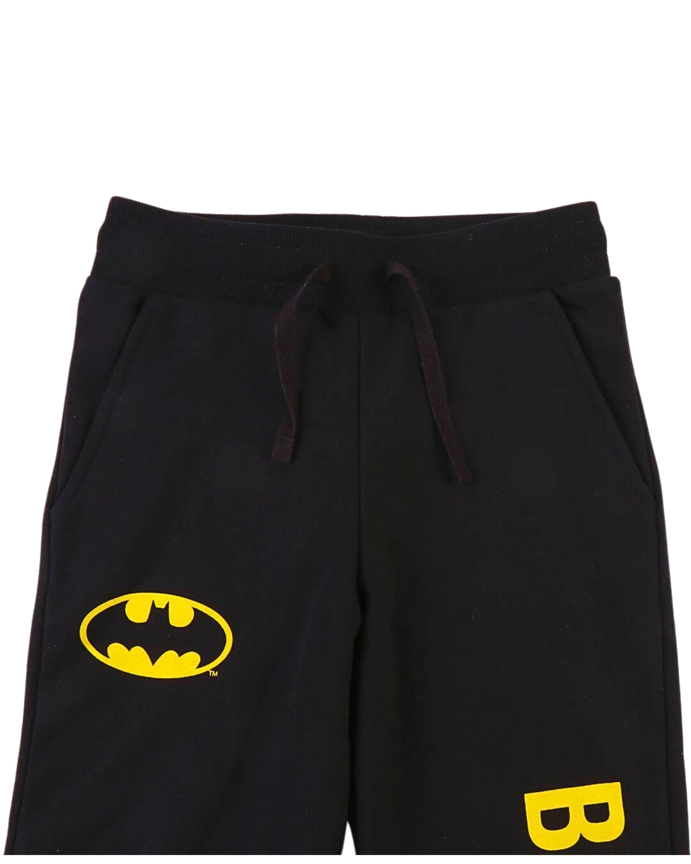 Batman Freizeitanzug DC Comics Hose Jungen 122 cm 152 - Outfit Kapuzenpullover (2-tlg), Größe 