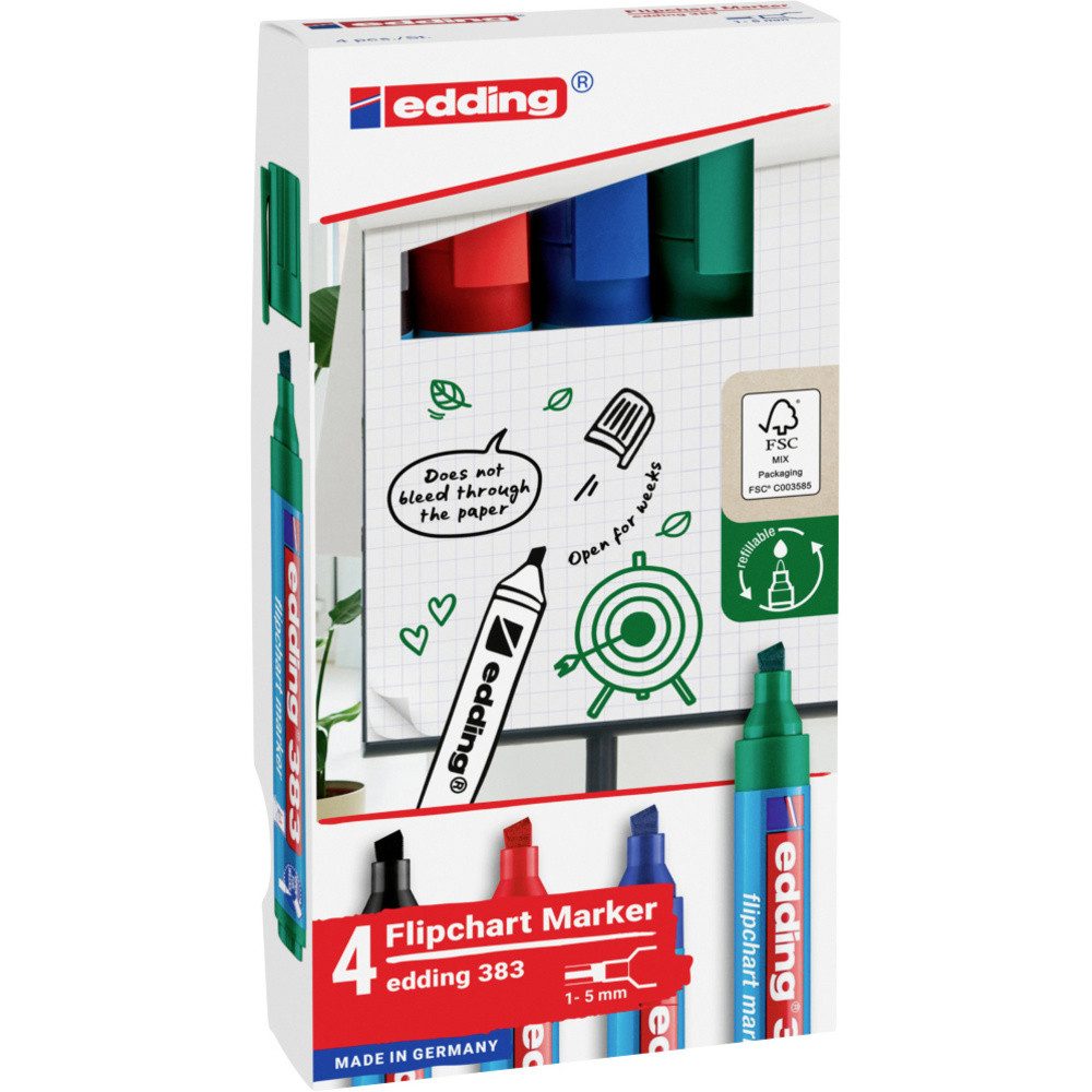 Marker Edding 4-383-4-2 Flipchartmarker 1 St.