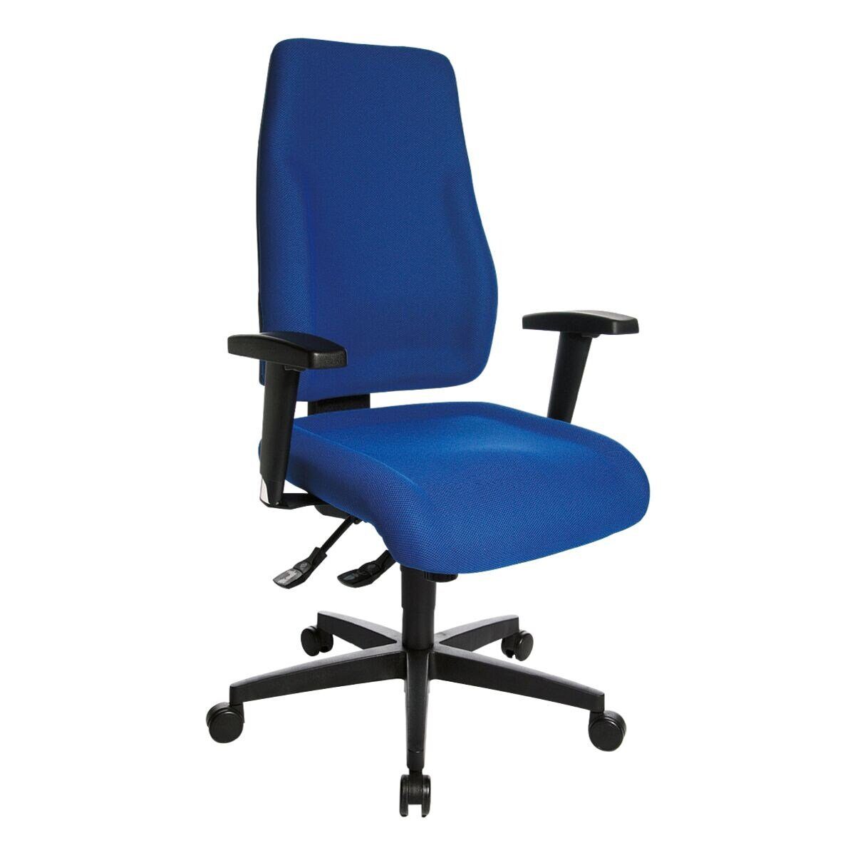 TOPSTAR Schreibtischstuhl Sitzbedürfnisse von Lady speziell für Sitness, (ohne die Armlehnen) blau Frauen