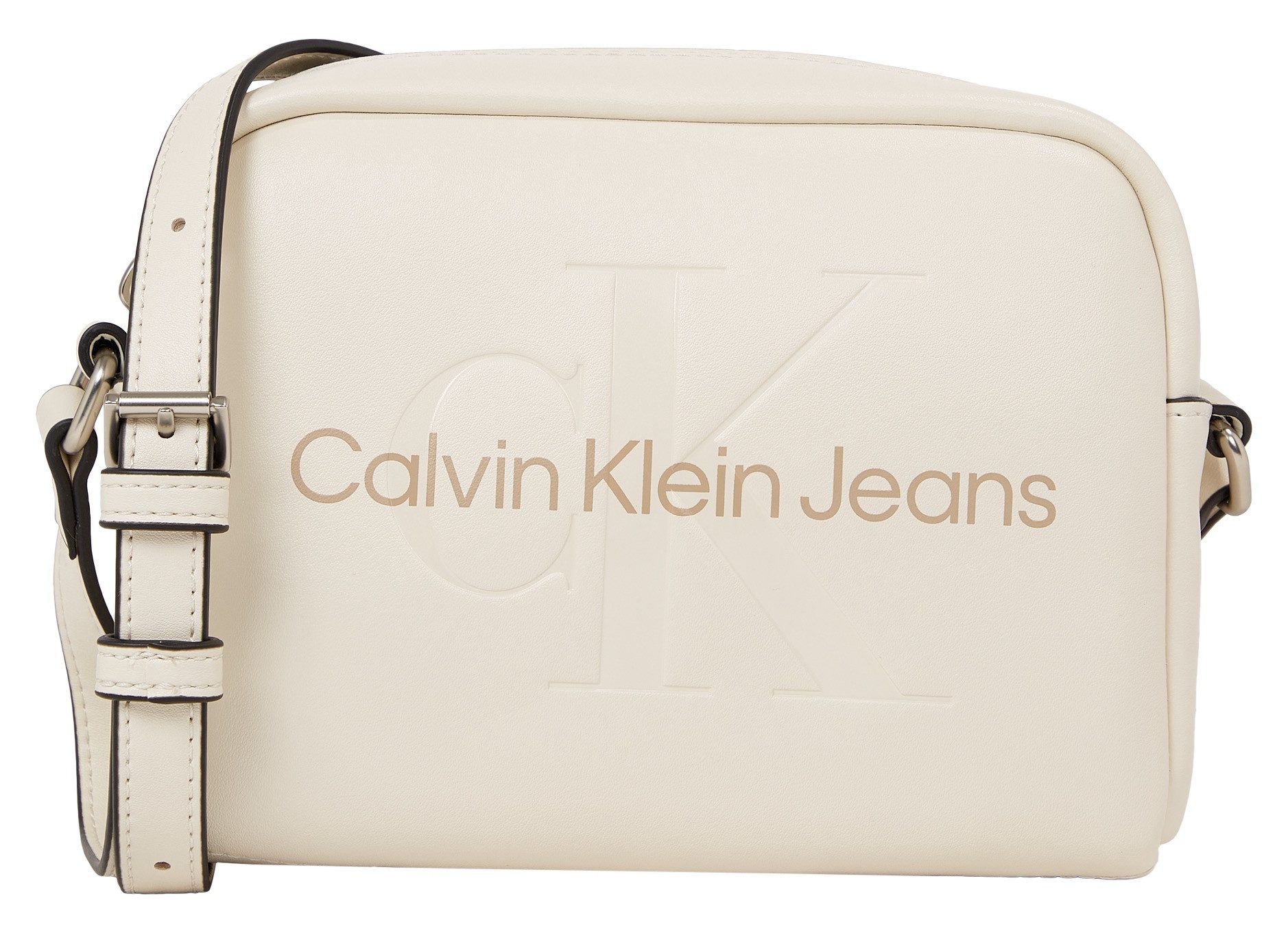 Calvin Klein Jeans Umhängetasche SCULPTED CAMERA BAG18 MONO, Cirybag Crossbodybag Logoprint Handtasche kleine Tasche Mini Bag
