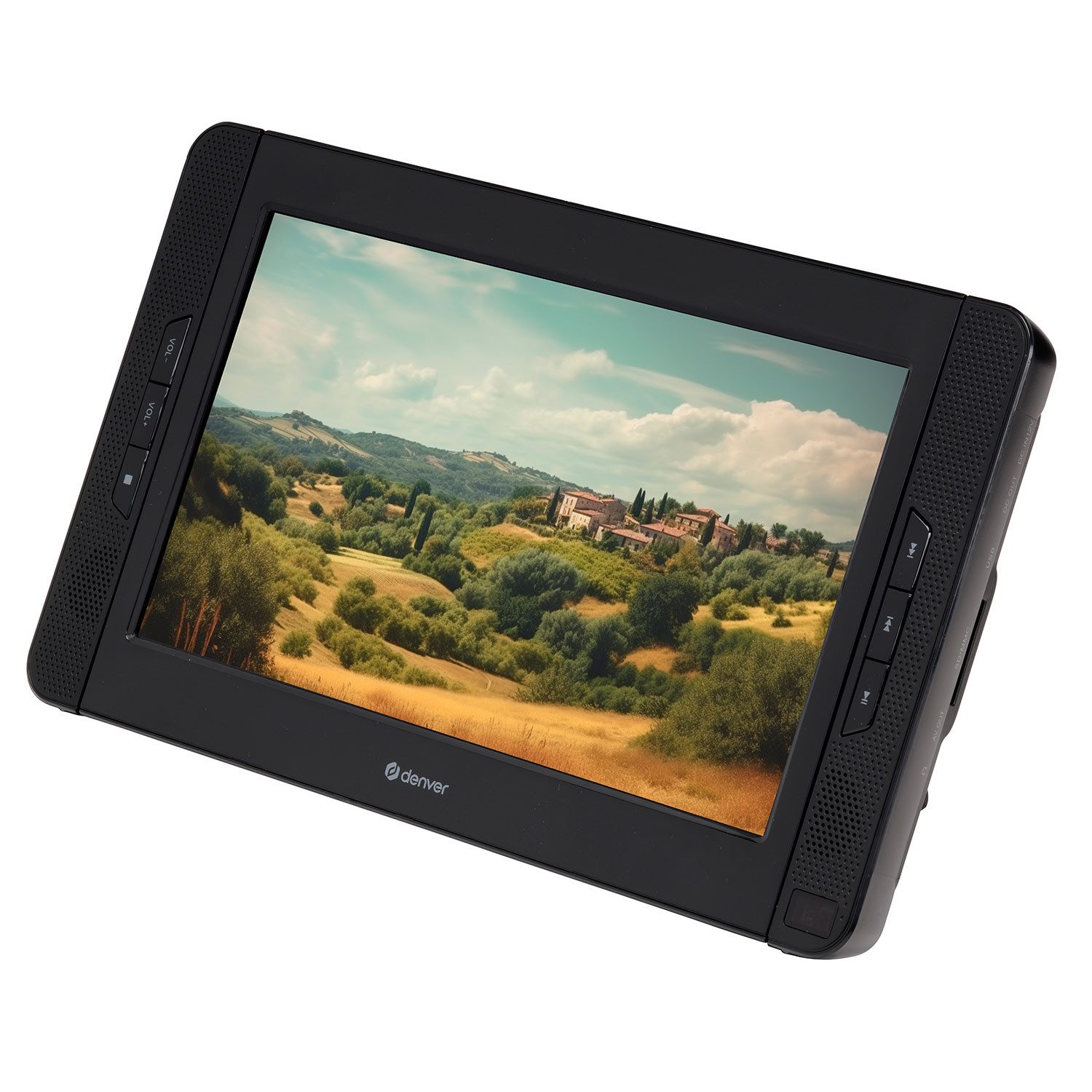 Denver MTW-1098 Portabler DVD проигрыватели (integrierte Колонки, 12 Volt-Betrieb, USB- und SD-Kartenanschluss für vielseitige Medienwiedergabe)