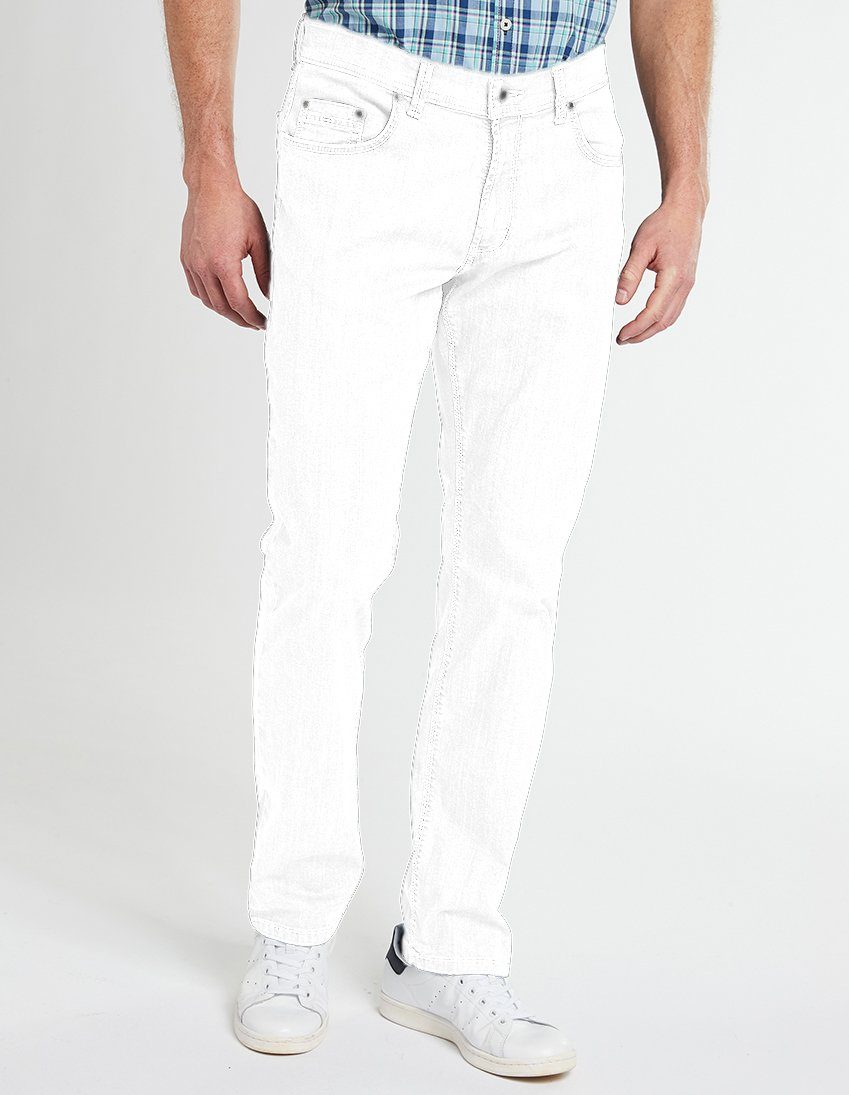 MEGAFLEX PIONEER RANDO 9786.10 Jeans 1680 white 5-Pocket-Jeans Authentic Pioneer