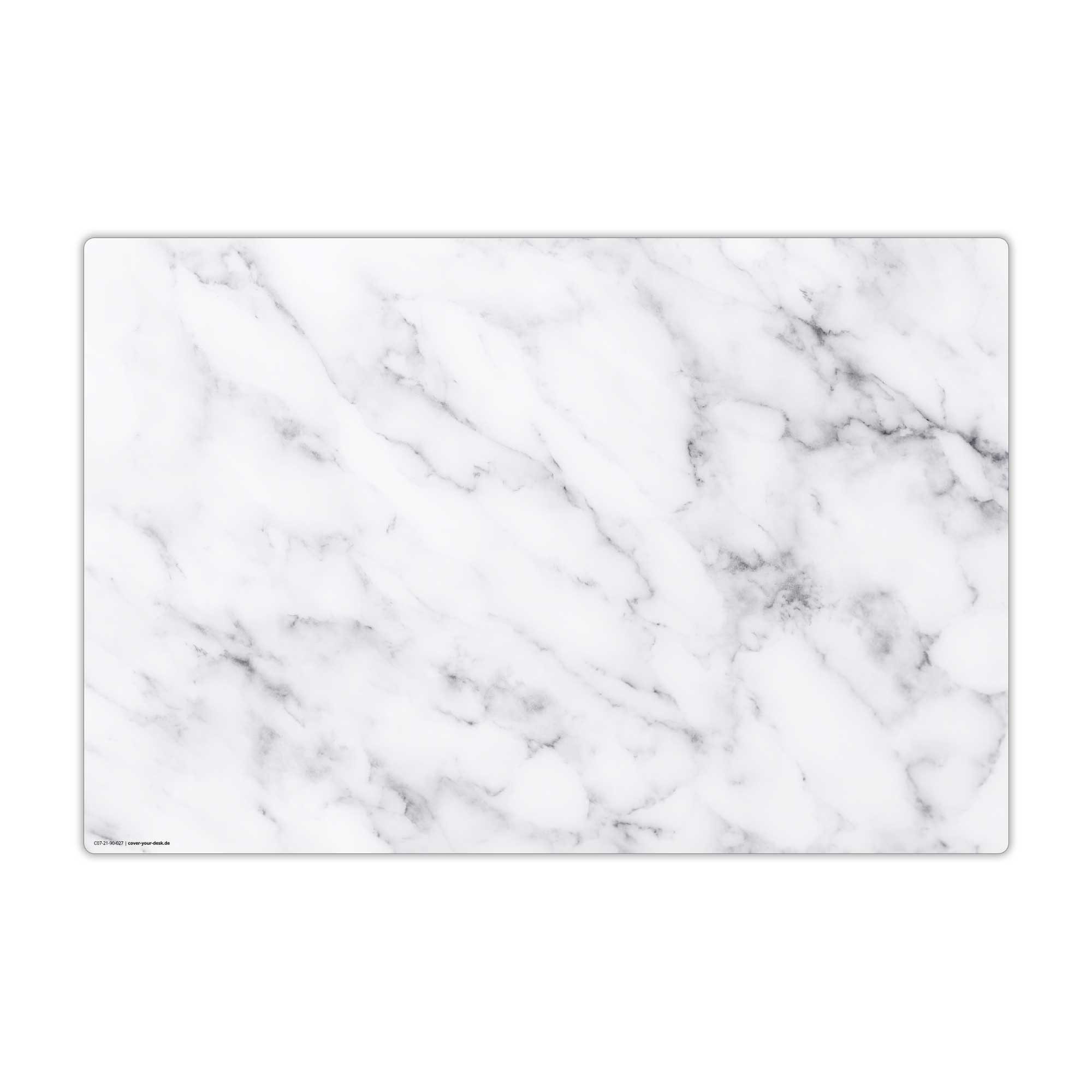 cover-your-desk.de Schreibtischunterlage abwaschbar - Prachtvoller Marmor – premium Vinyl - Made in Germany, (1 tlg., abwischbar, Hergestellt in Deutschland)