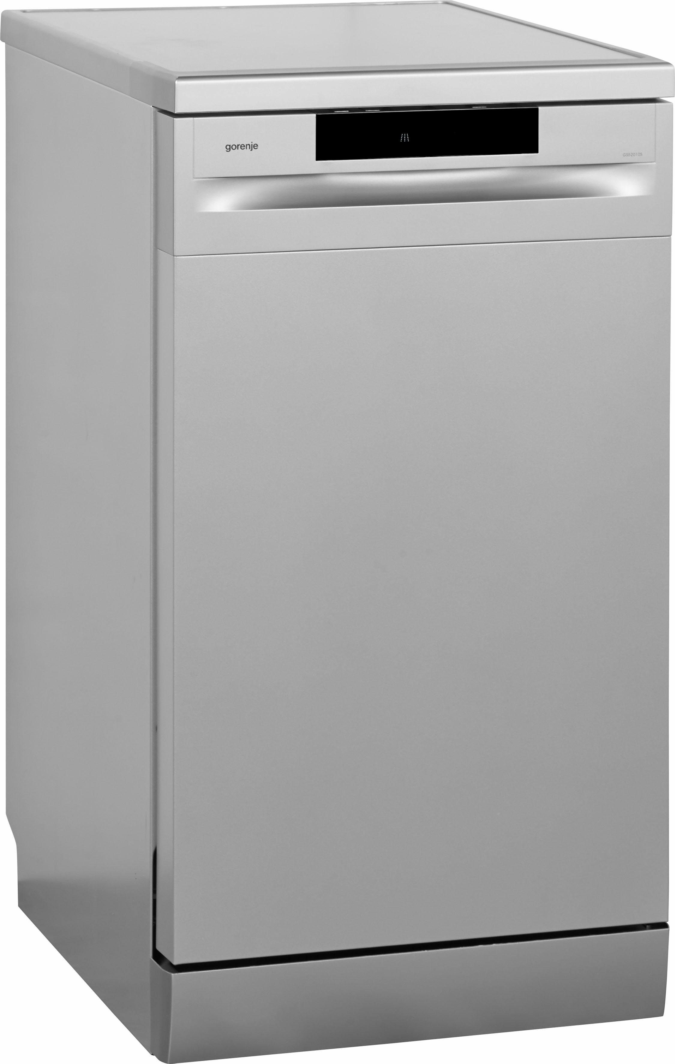 GORENJE Standgeschirrspüler, GS52010S, 9 l, 9 Maßgedecke, 45 cm breit - GORENJE