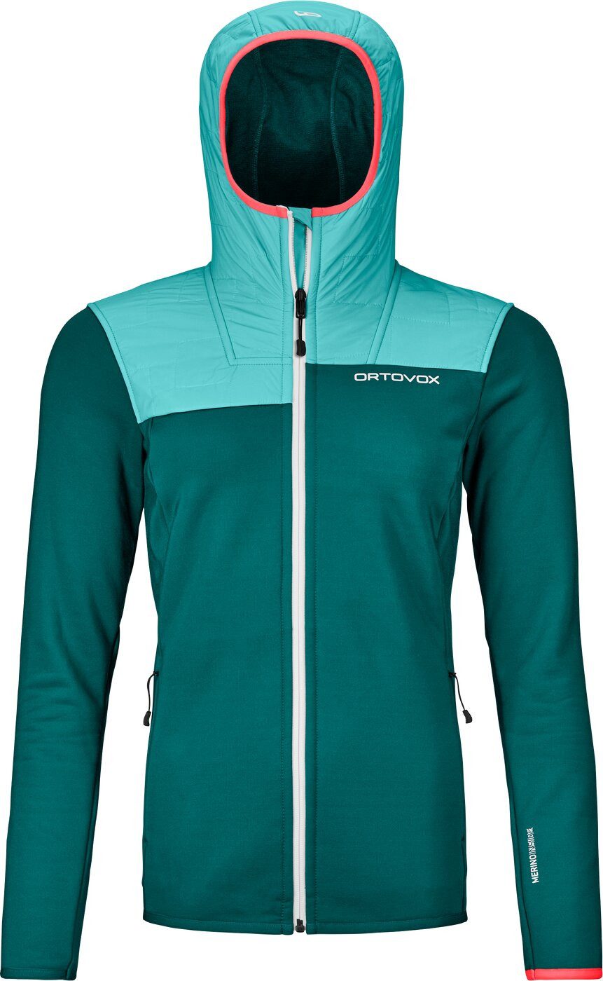 Ortovox Funktionsjacke FLEECE PLUS HOODY W PACIFIC GREEN
