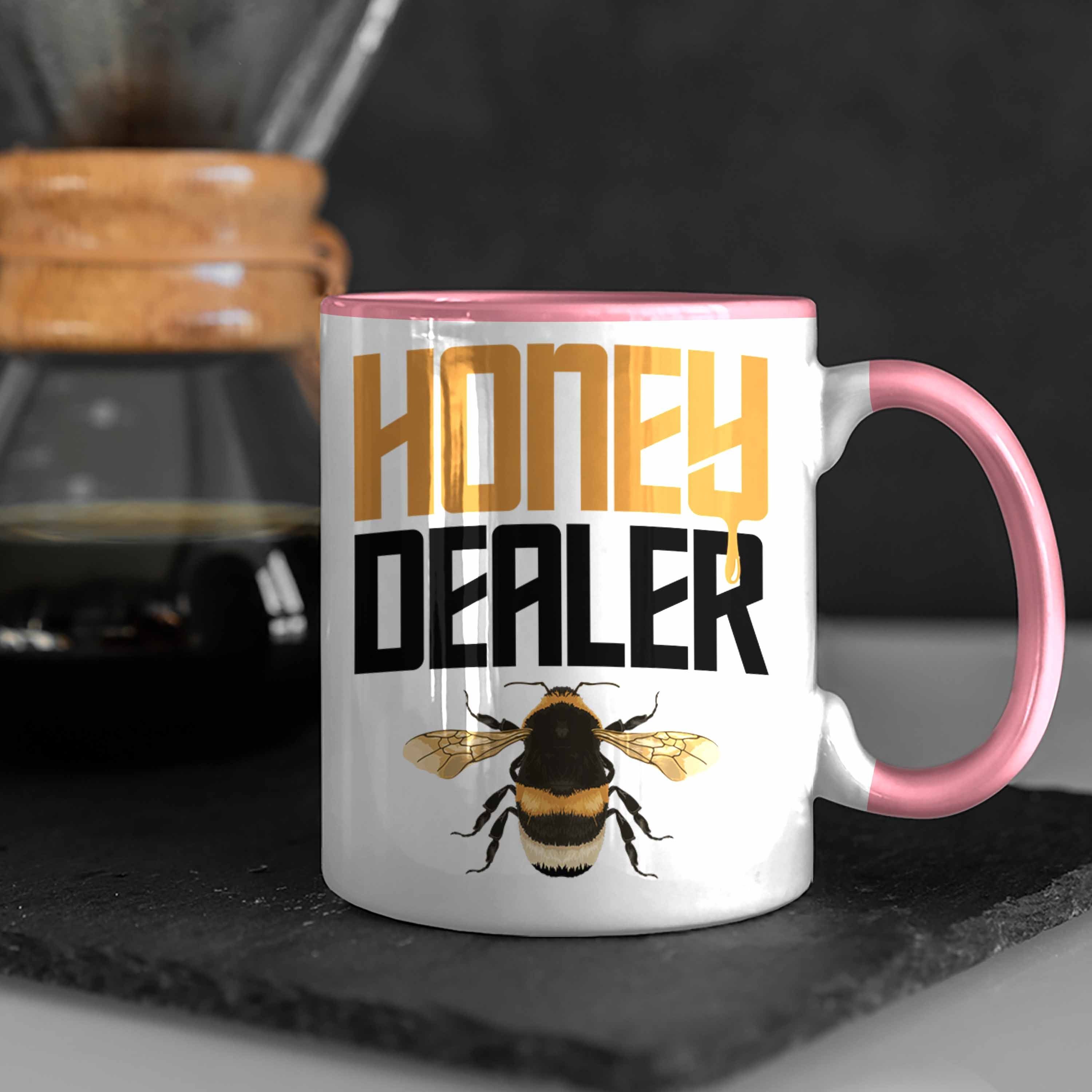 - Tasse Imker Zuebhör Dealer Bienenzucht Bienenzüchter Tasse Kaffeetasse Trendation Rosa Honig Bienen Geschenk Geschenkideen Trendation
