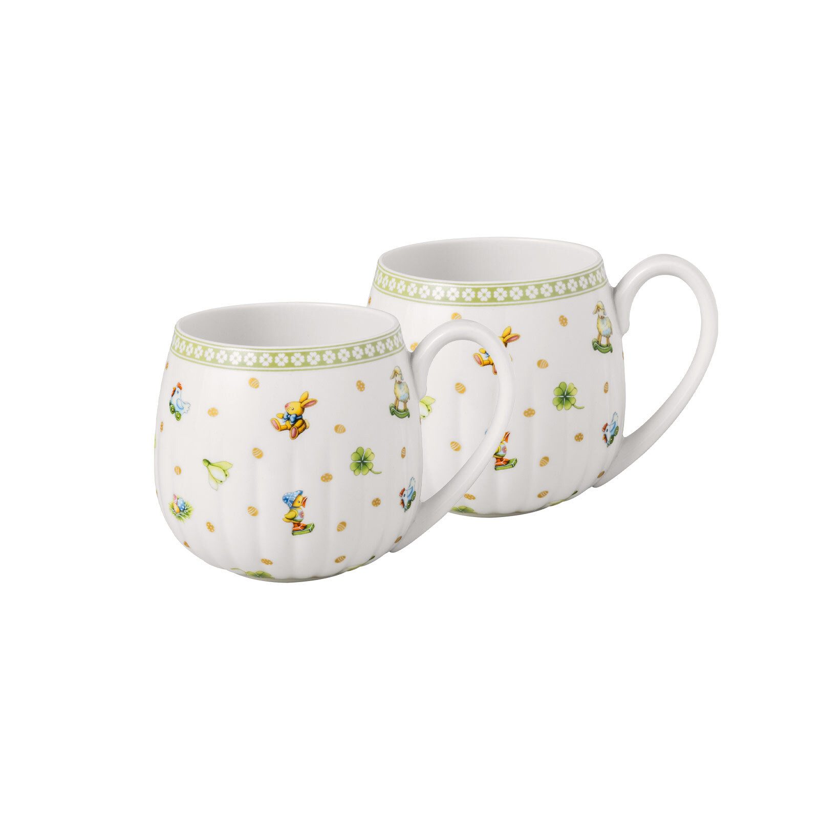 Villeroy & Boch Becher Easter Delight Henkelbecher 350 ml 2er Set, 2-tlg., Porzellan