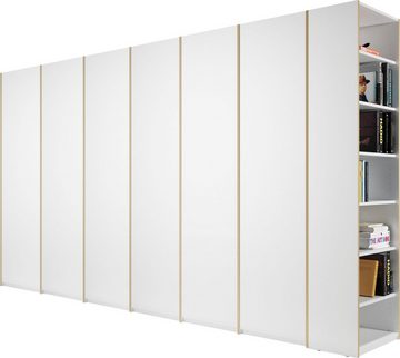 Müller SMALL LIVING Drehtürenschrank Modular Plus Variante 7 mit fünf Anbauelementen, links oder rechts montierbarem Seitenregal