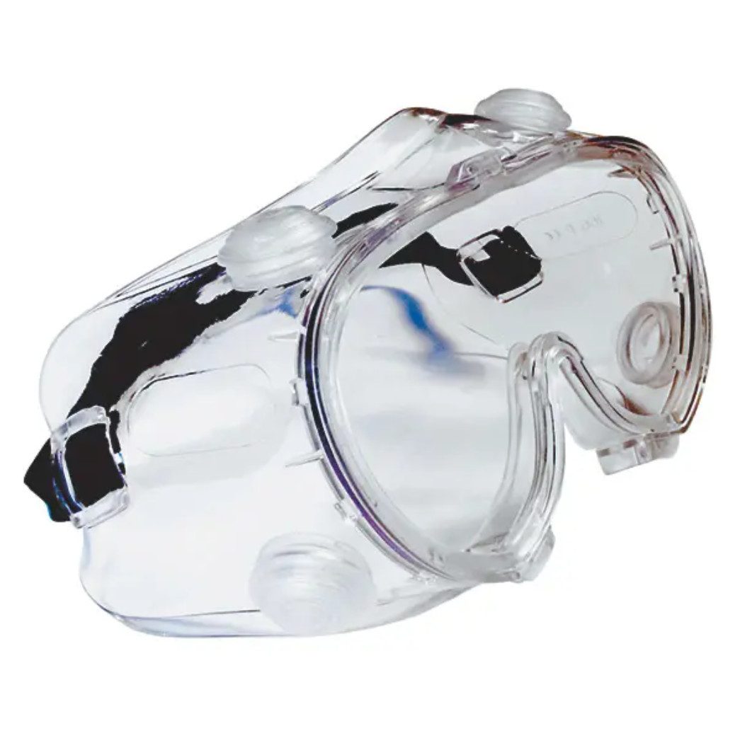 DocMed Arbeitsschutzbrille Clear Anti Beschlag-Vollsicht-Schutzbrille, (Schutzbrille für Industrie und Handwerk, 1St., kratzfeste Augenschutz Brille), Integrierte Luftventile, Transparentes Design