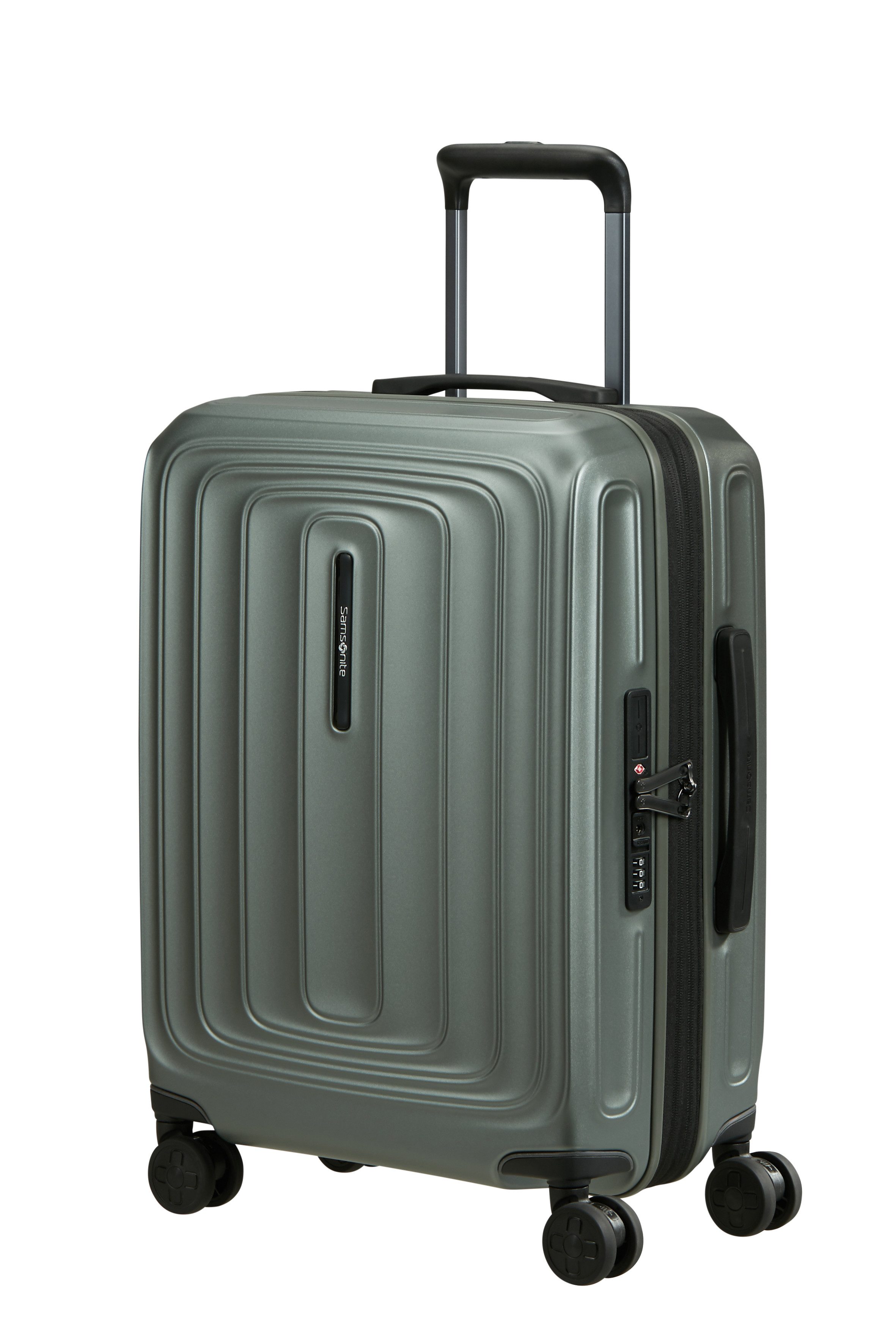 Samsonite Hartschalen-Trolley 2WANDER, 4 Rollen, aus robustem Polycarbonat, mit Adressetikett und Dehnfalte