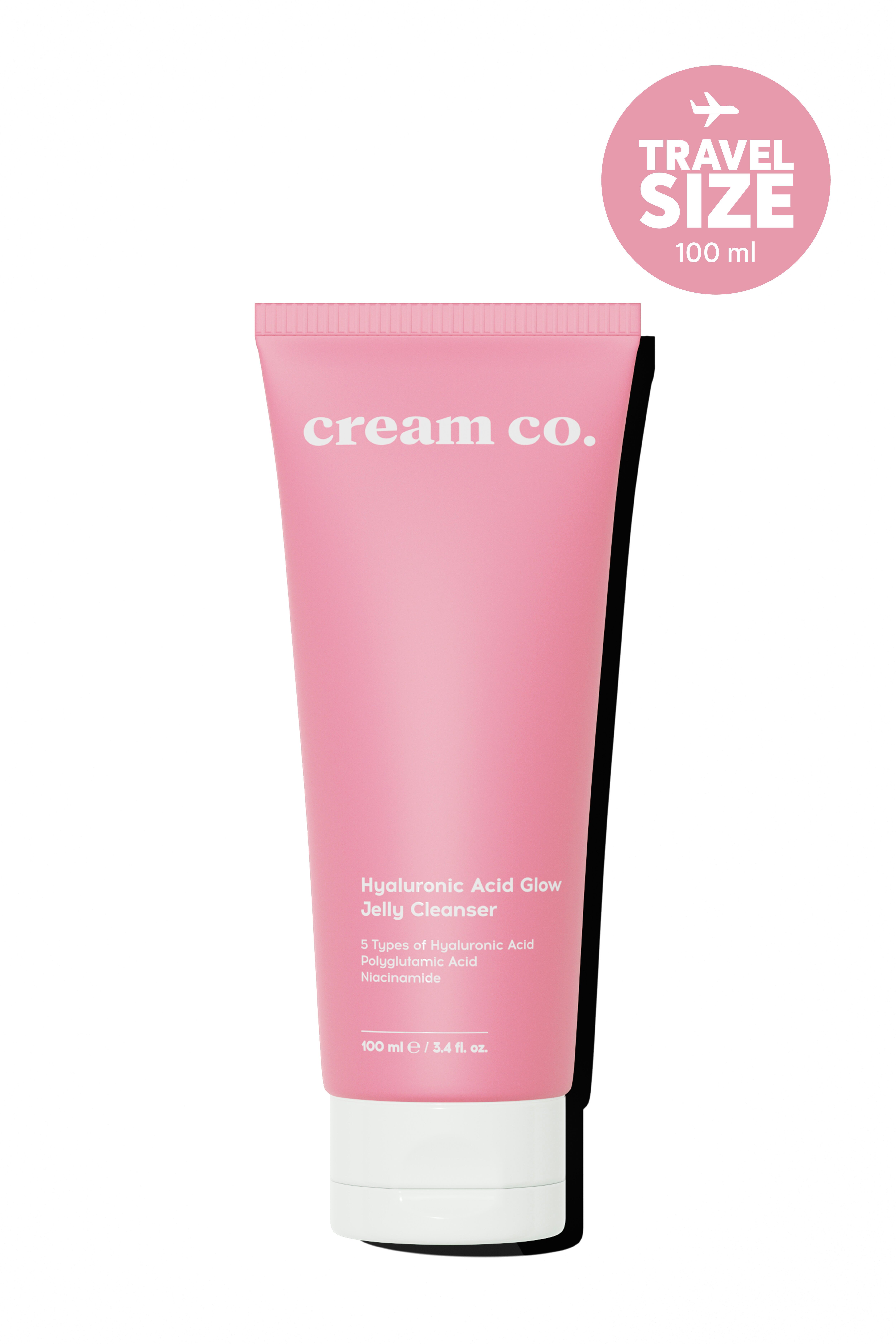 cream co. Feste Duschseife Feuchtigkeitsspendendes Glow Jelly Waschgel 100ml