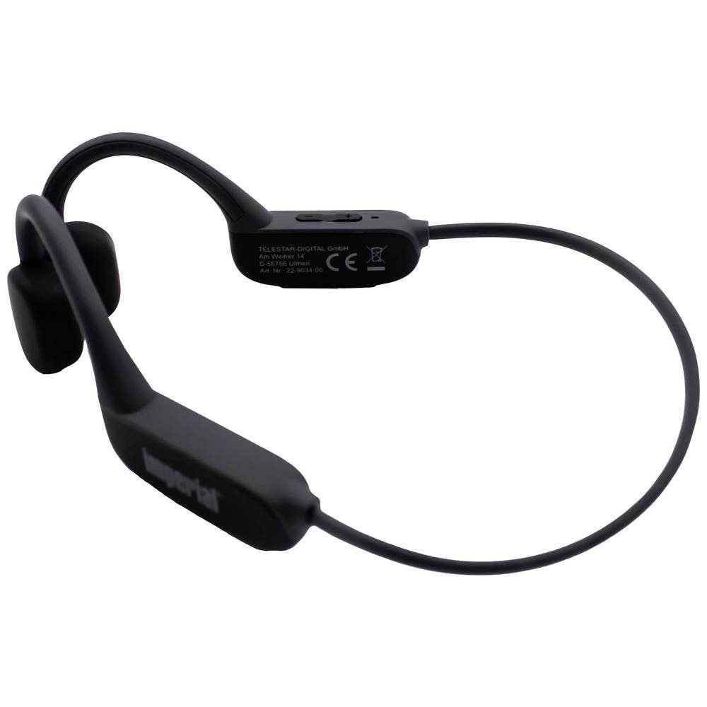 Knochenschall-Kopfhörer by Nackenbügel) Bluetooth mit IMPERIAL und 32 GB Schweißresistent, (Knochenschall-Kopfhörer, Kopfhörer TELESTAR