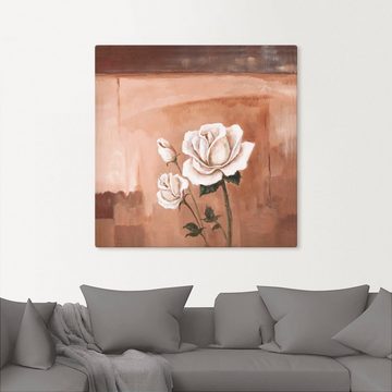Artland Leinwandbild Rosen II, Blumenbilder (1 St), auf Keilrahmen gespannt