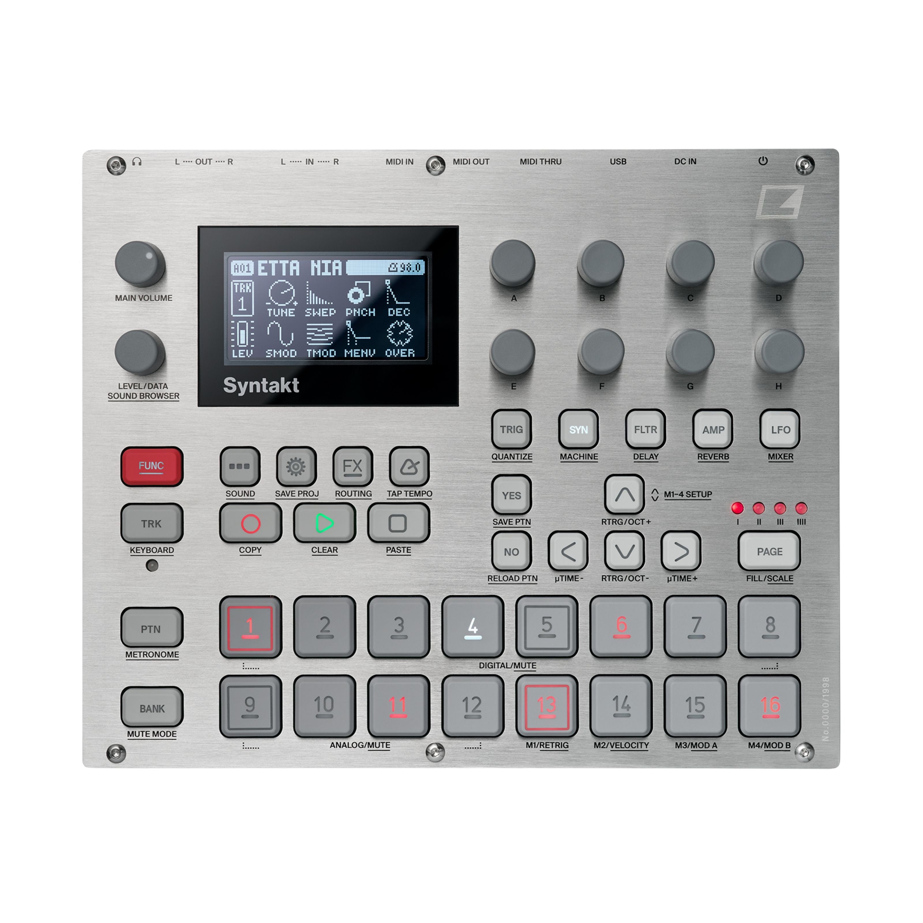 Elektron Synthesizer (Groove-Tools, Grooveboxen), Syntakt E25 Remix Edition - Groove Tool