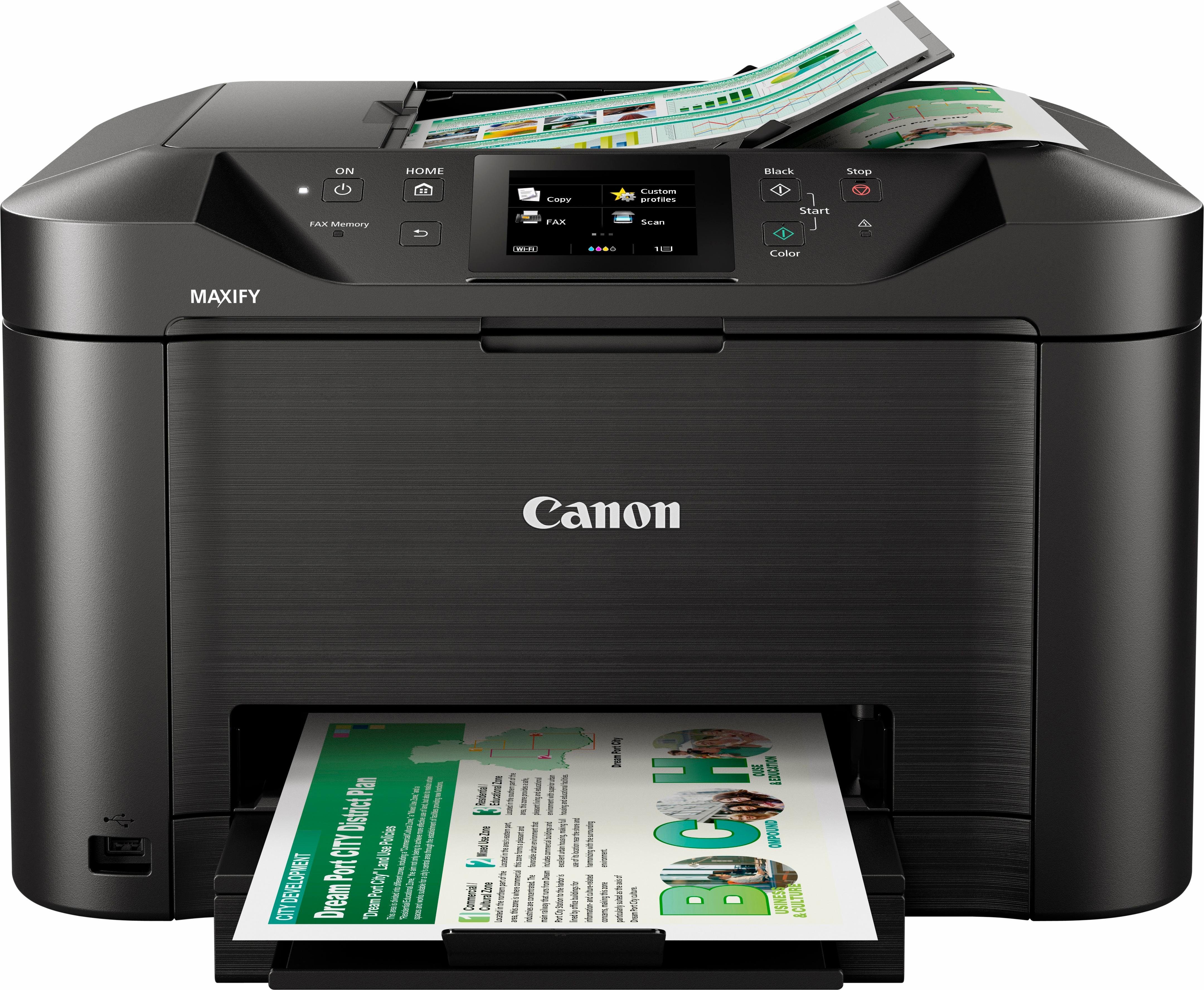 Canon MAXIFY MB5150 Multifunktionsdrucker, (LAN (Ethernet), WLAN (Wi-Fi), Tintenstrahl-Multifunktionssystem mit Cloudanbindung)