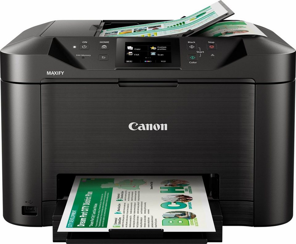 Canon MAXIFY MB5150 Multifunktionsdrucker, (LAN (Ethernet), WLAN (Wi-Fi),  Druckgeschwindigkeit (Seiten/Minuten in s/w): 24