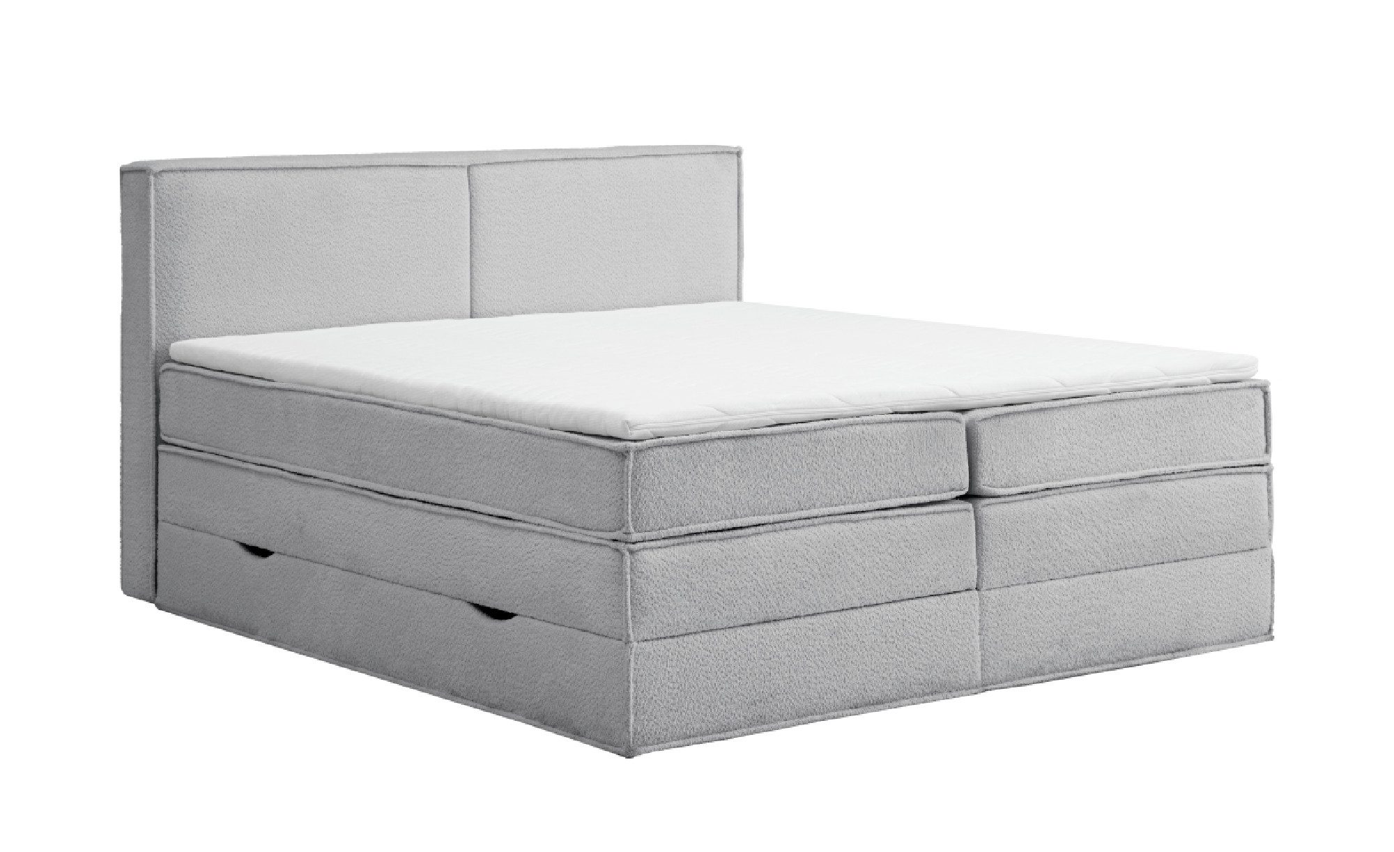 interbed Boxspringbett Delft (140x200 cm, inkl. Bettkasten/Anthrazit), erhältlich von 120x200 cm bis 200x200 cm