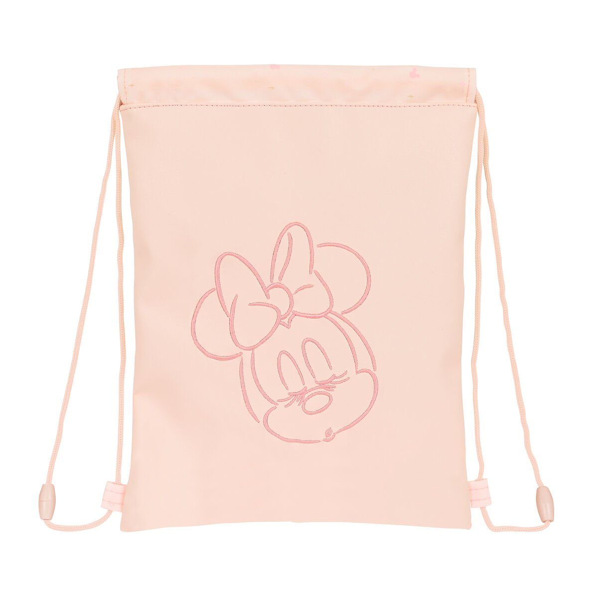 Disney Minnie Mouse Rucksack Rucksacktasche mit Bändern Minnie Mouse Rosa 26 x 34 x 1 cm