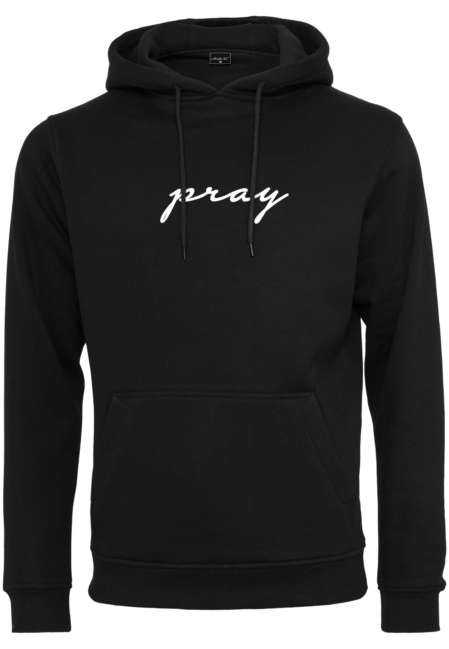 MisterTee Sweatshirt MisterTee Herren Pray EMB Hoody (1-tlg)