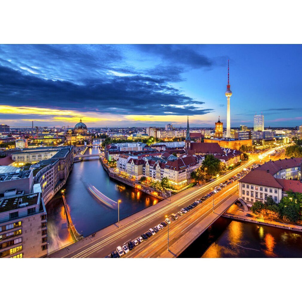 ENJOY Puzzle Puzzle ENJOY Puzzle Night Berlin 1000 Teile, Puzzleteile