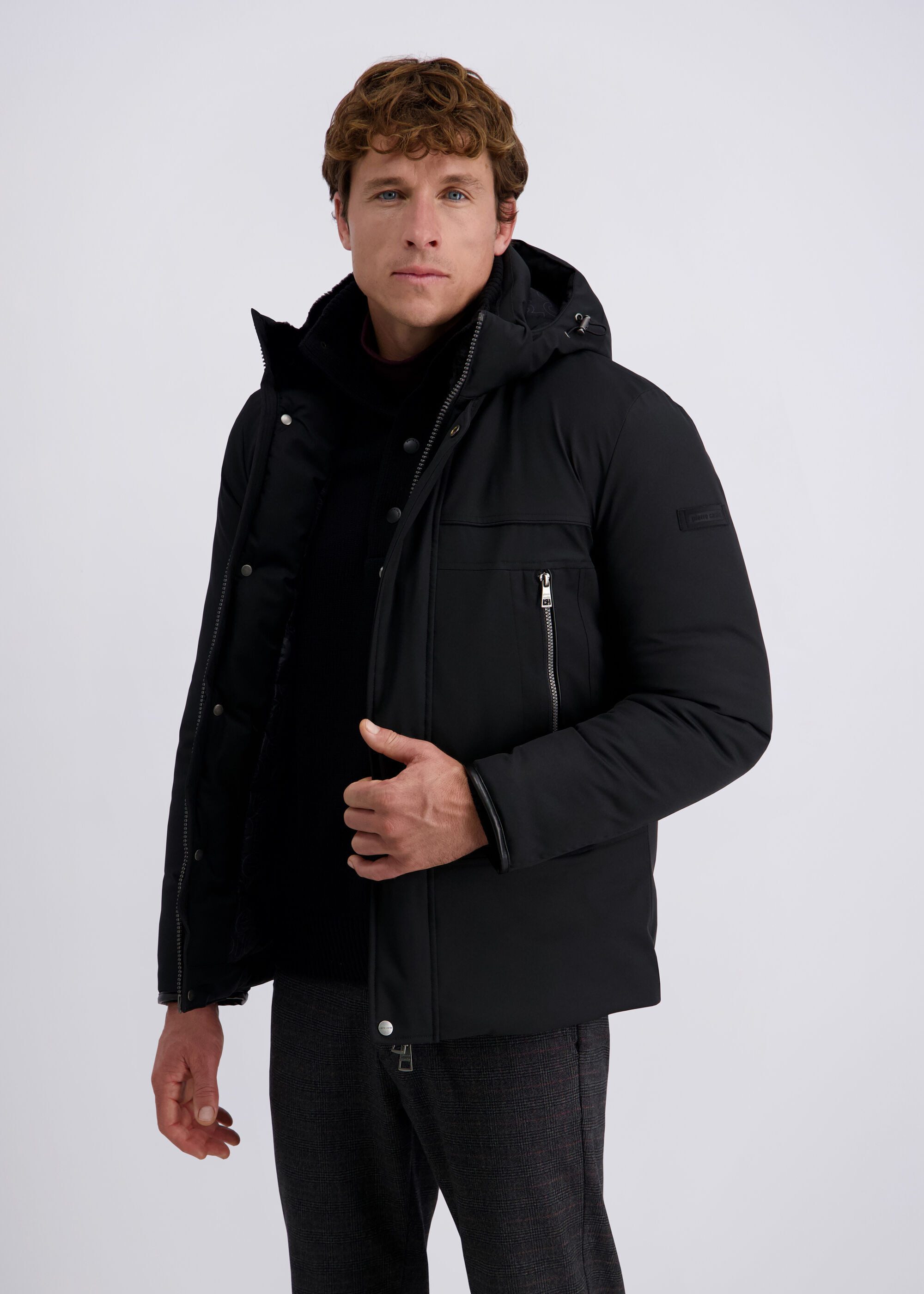 Pierre Cardin Winterjacke (1-St) mit Kapuze günstig online kaufen