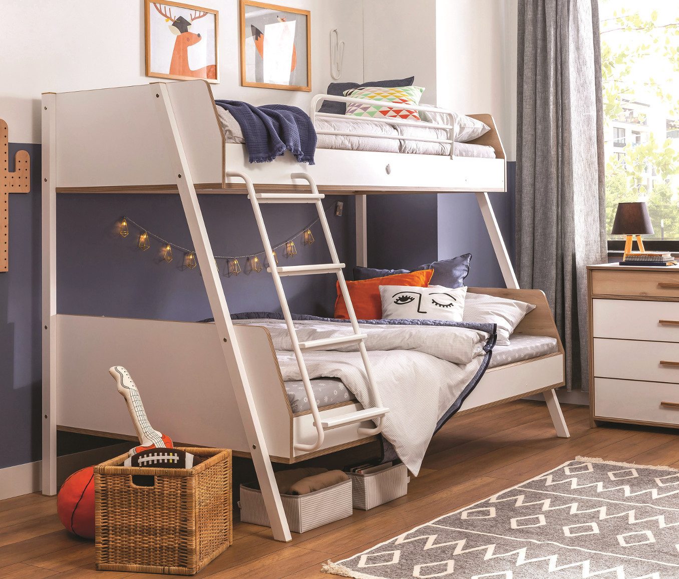 Möbel-Zeit Etagenbett MODERA, 90x200-120x200 cm