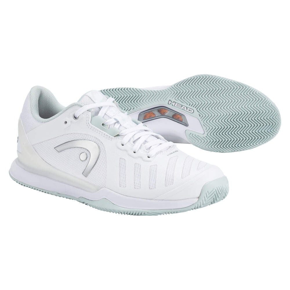 Head Sprint Evo 3.0 Clay/Sandplatz 2024 weiss/mintgrün Damen Tennisschuh