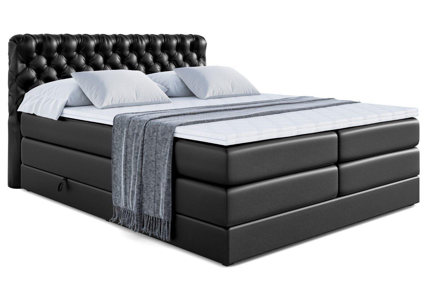 ALTDECOR Boxspringbett BOXI8 KING (Multipocket-Matratze H4, günstig online kaufen