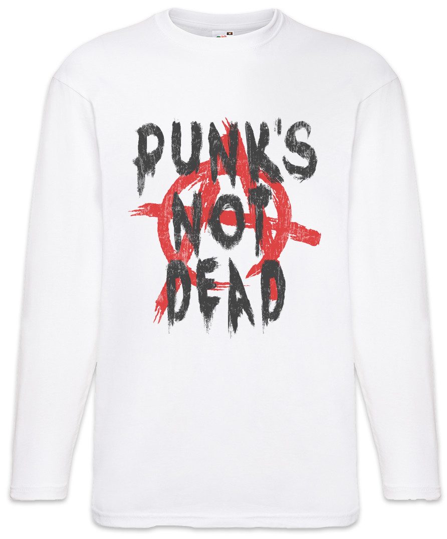 Langarmshirt Punk's Not Dead I Langarm T-Shirt Music Anarchy UK Rock Band Wave Sid