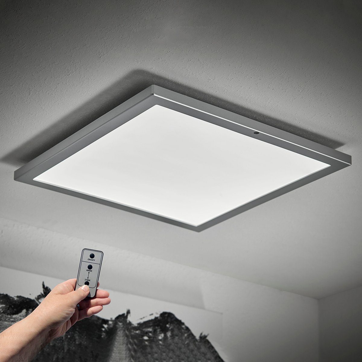 MeLiTec LED Deckenleuchte D110 Smart Home, LED fest integriert, warmweiß - günstig online kaufen