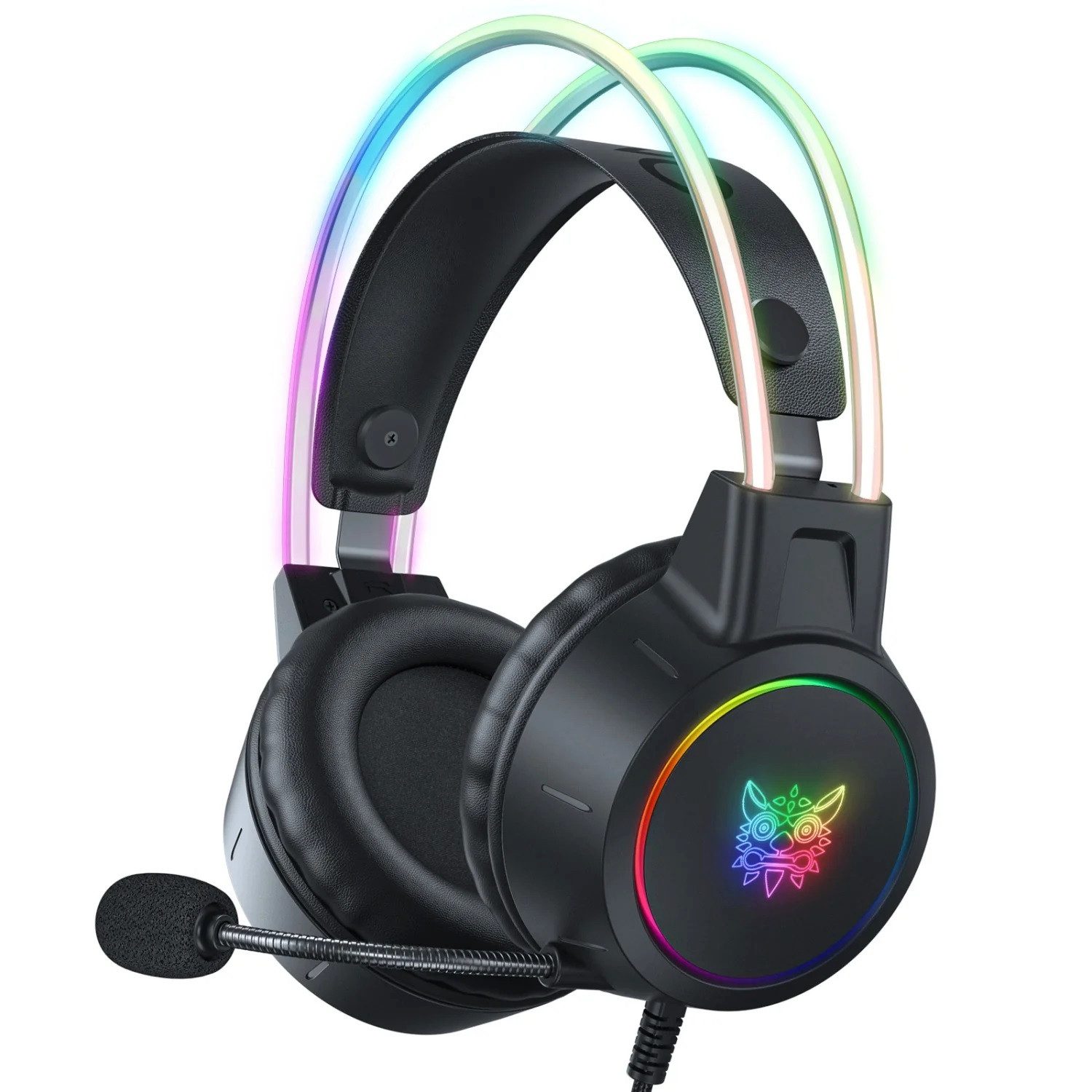 ONIKUMA ONIKUMA X15 PRO Gaming Headset Kabellos RGB Das Kopfband Verstellbar Kopfhörer (drahtlos)