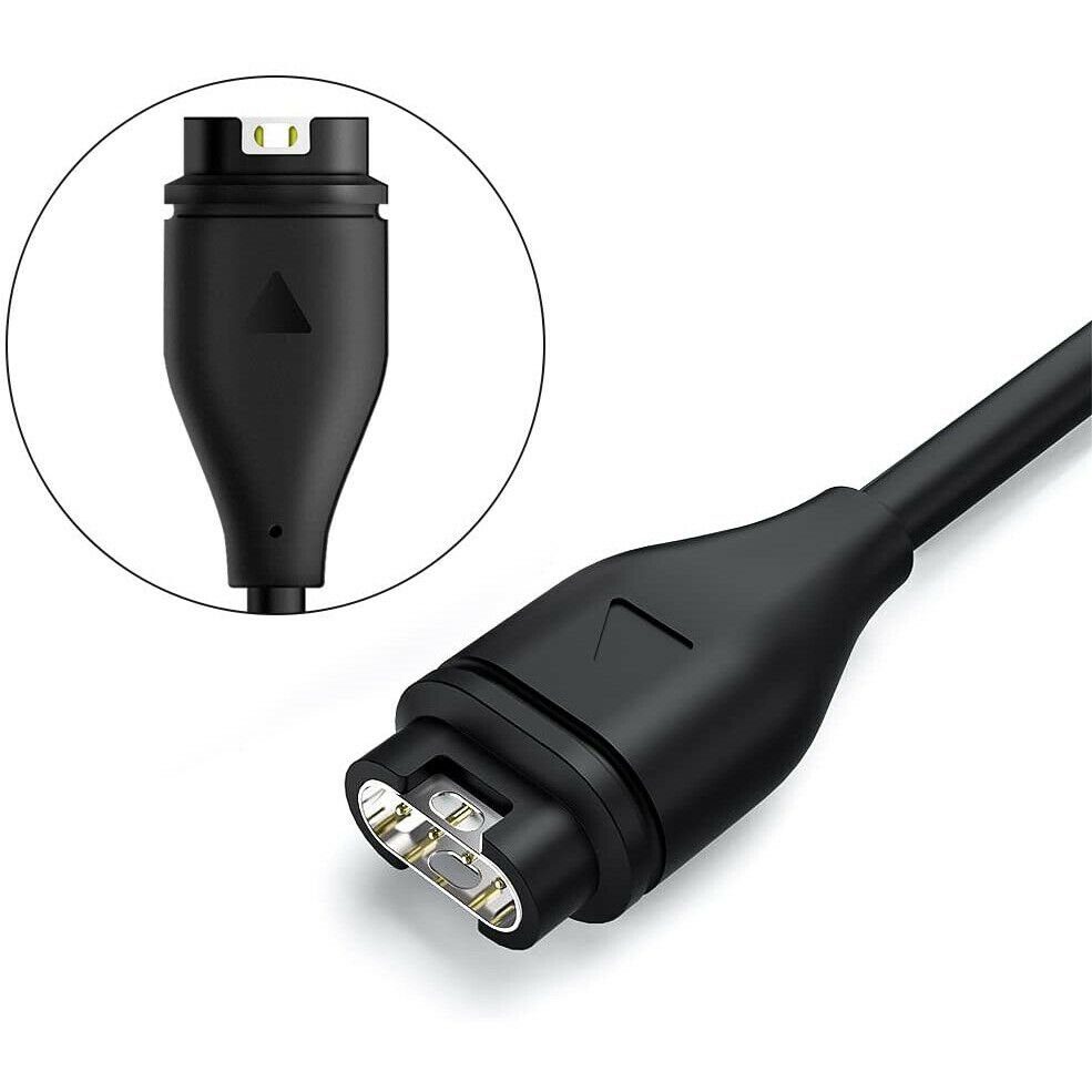 USB Kabel für Garmin vivoactive 4s vivomove Luxe Fenix 6X Ladekabel schwarz 