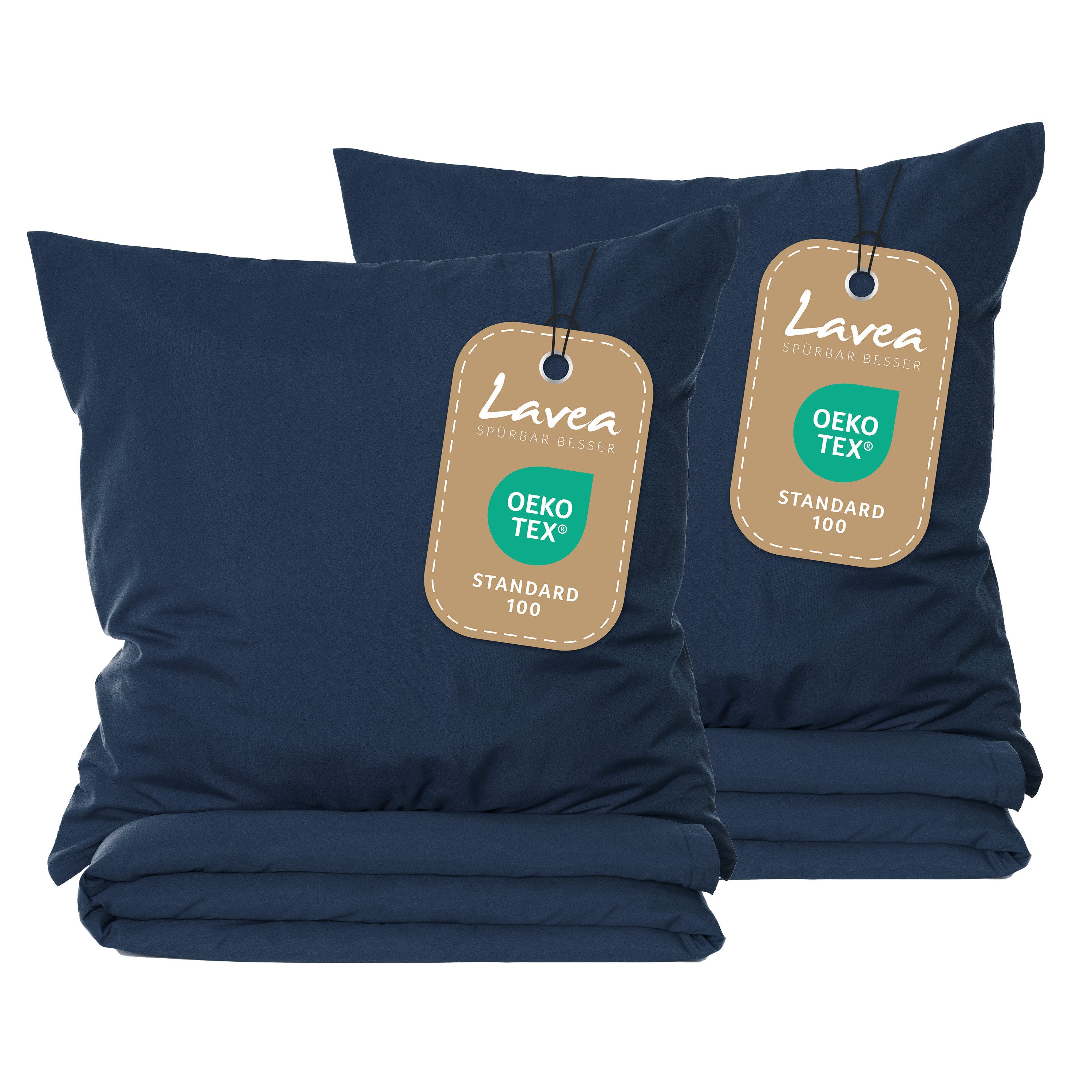 Lavea Bettwäsche Bettwäsche Set 135x200 + 80x80 aus Mikrofaser Ultraweich, günstig online kaufen