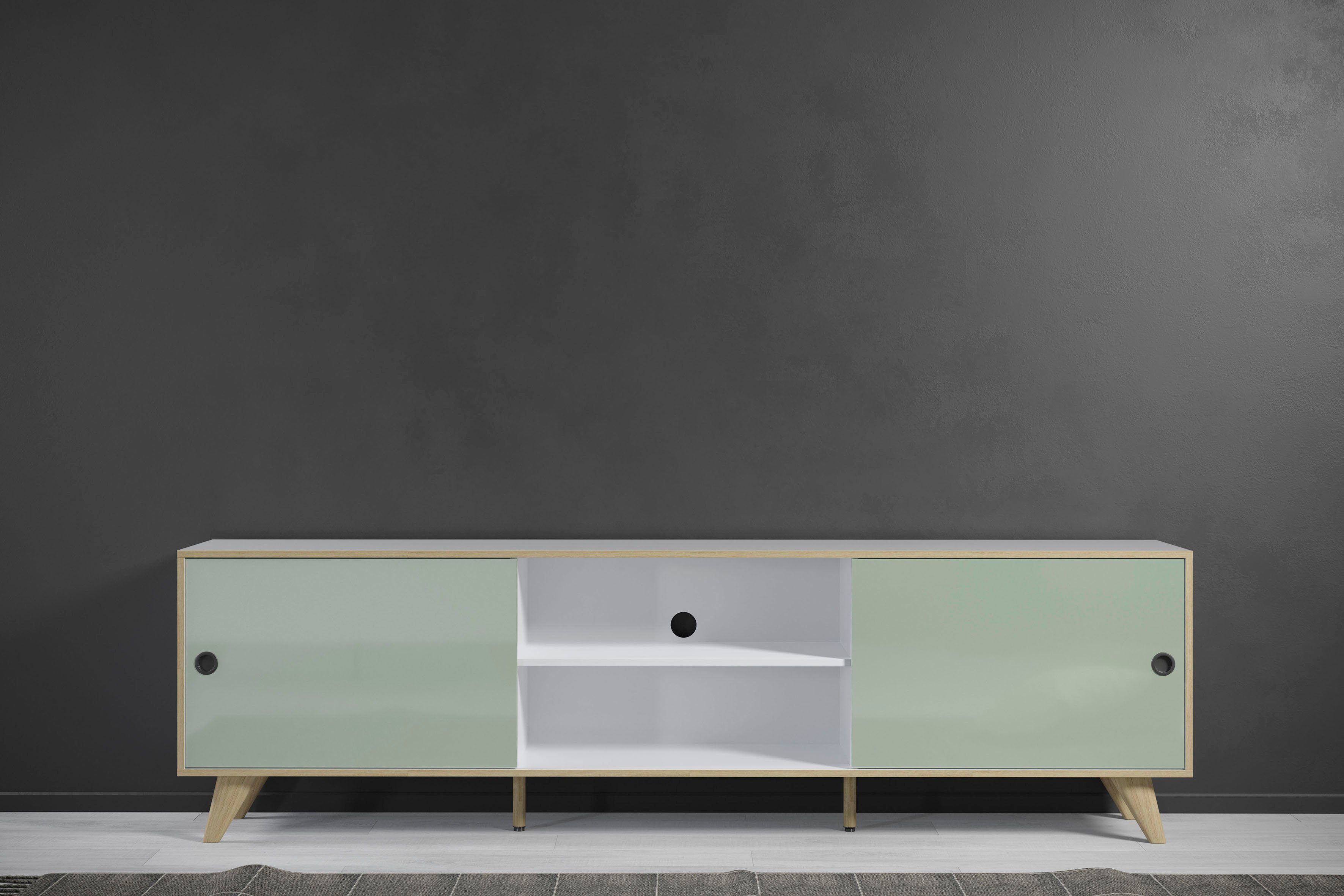 INTER-FURN TV-Schrank Adelaide Modernes Design, Pflegeleichte Oberfläche